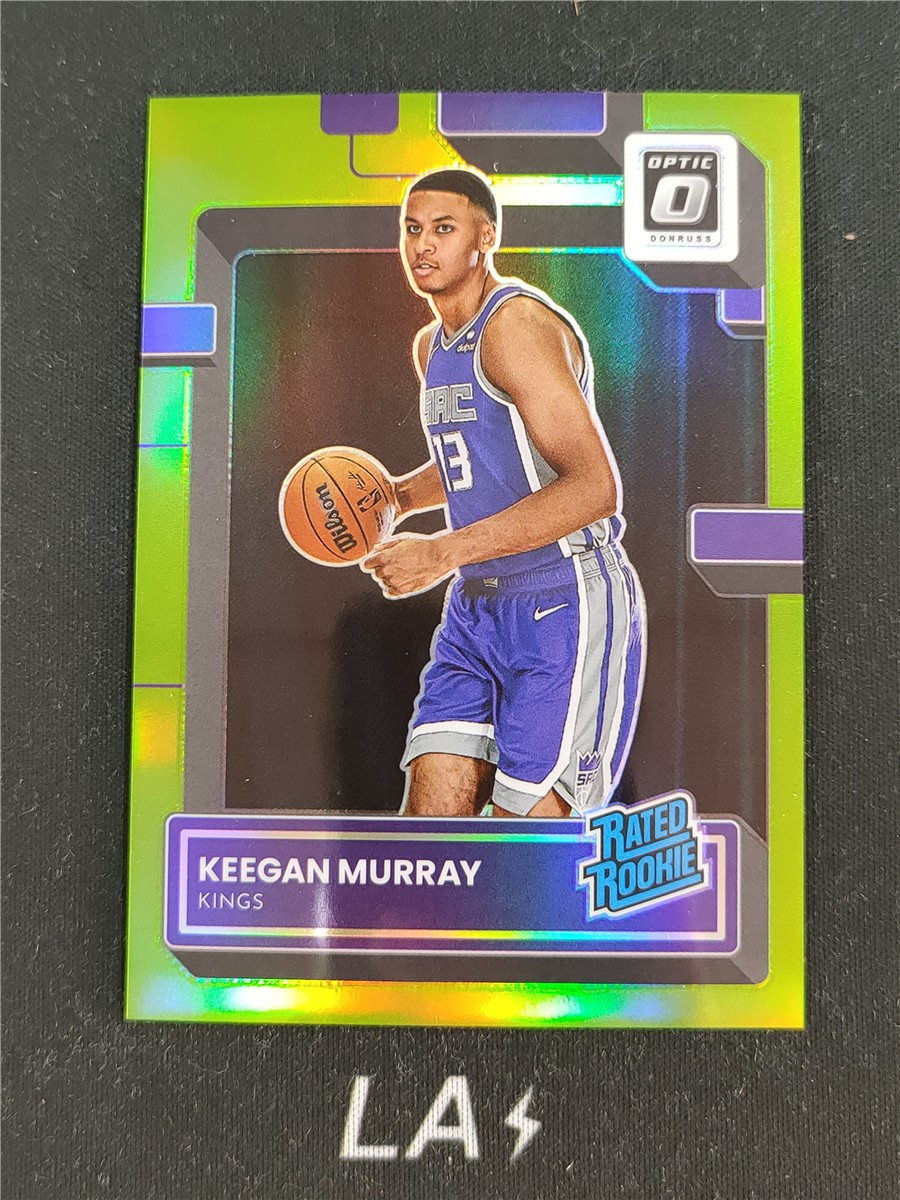 LA拍卖2022 23 Panini Donruss Optic Keegan Murray 新秀RC 基根 默里 基根 穆雷 国王队 绿