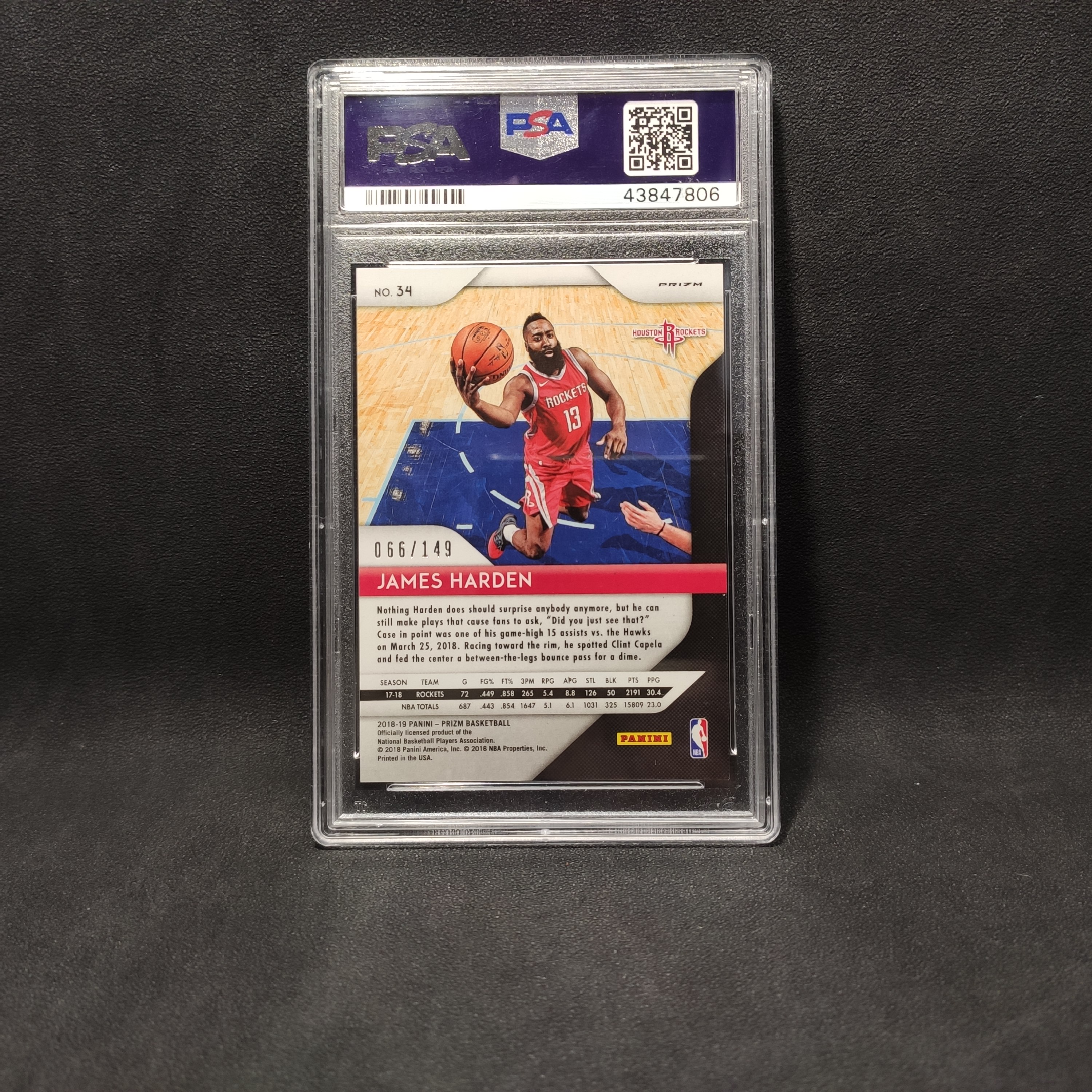 James Harden Prizm Pz