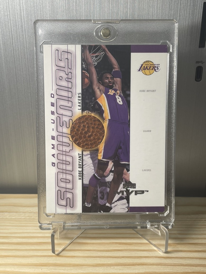 1999 00 Upper Deck MVP Kobe Bryant 99 00 亚德 科比 湖人 MVP 系列 球皮 非常稀少 24年前的卡