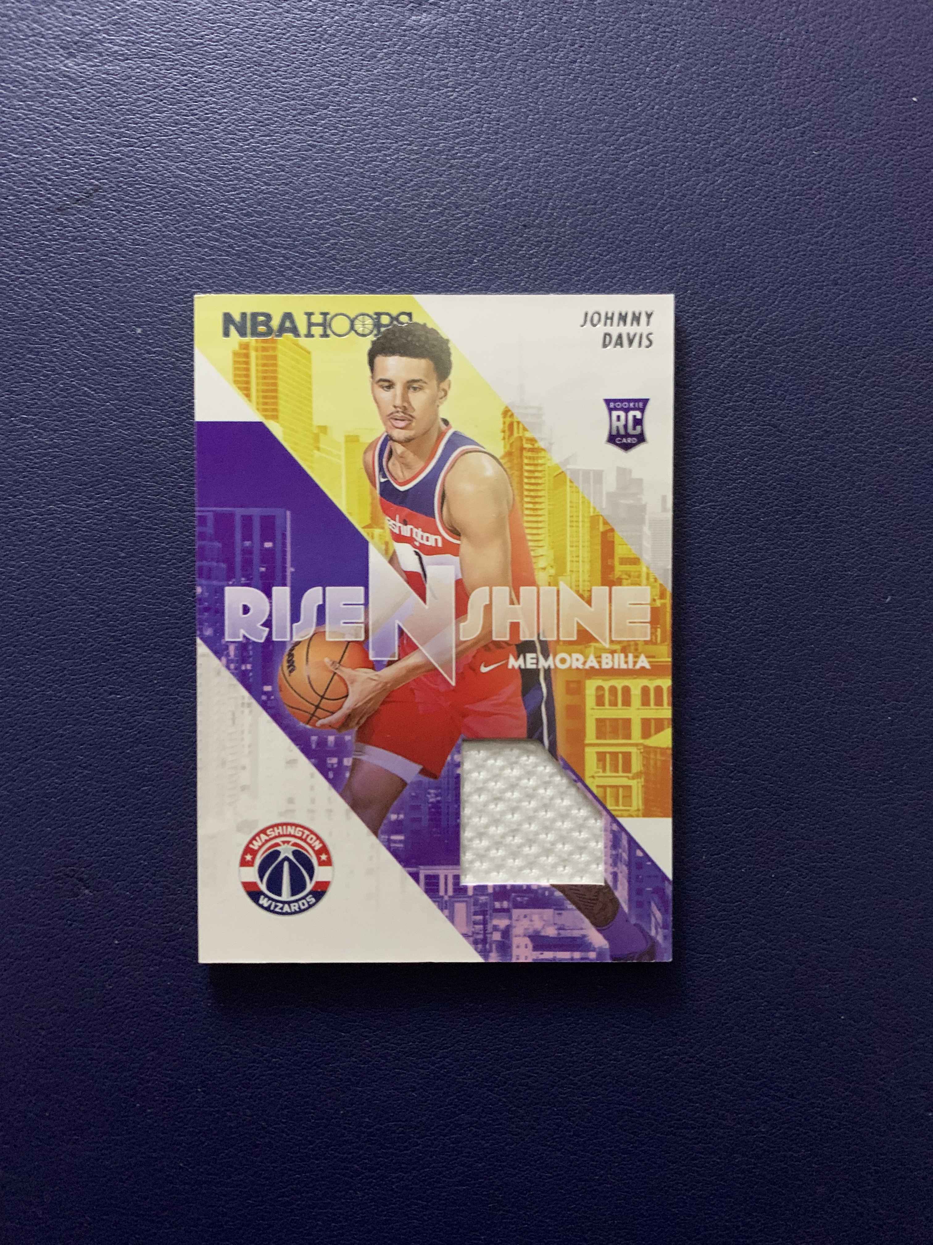 2022 23 Panini NBA Hoops Johnny Davis RC 大树代卖约翰尼戴维斯 新秀 奇才 球衣 物料 实卡好看