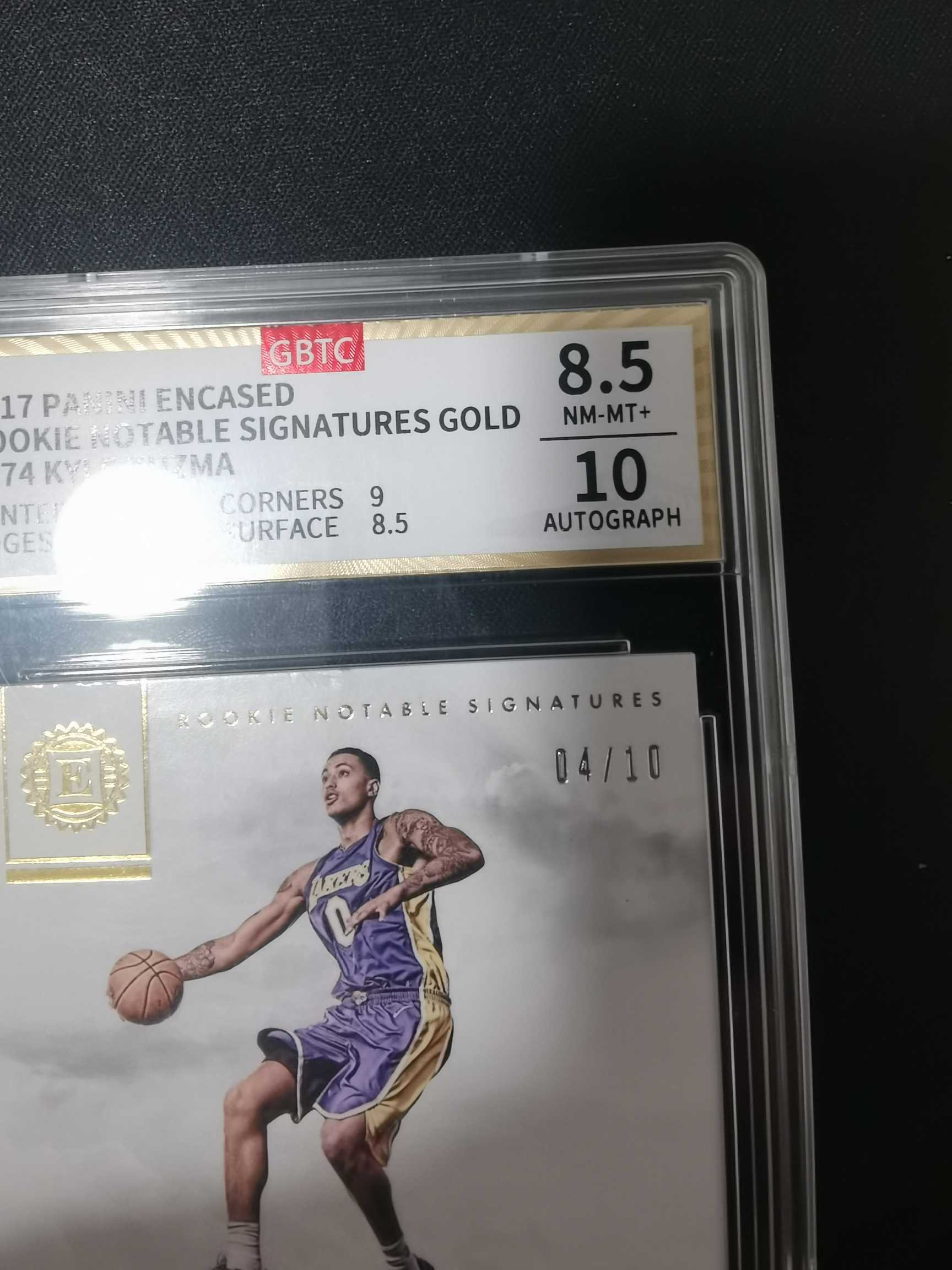 2017 18 Panini Encased Kyle Kuzma RC 乐陶球星卡 云端 凯尔库兹马 湖人时期 新秀年 10编 卡签 签字