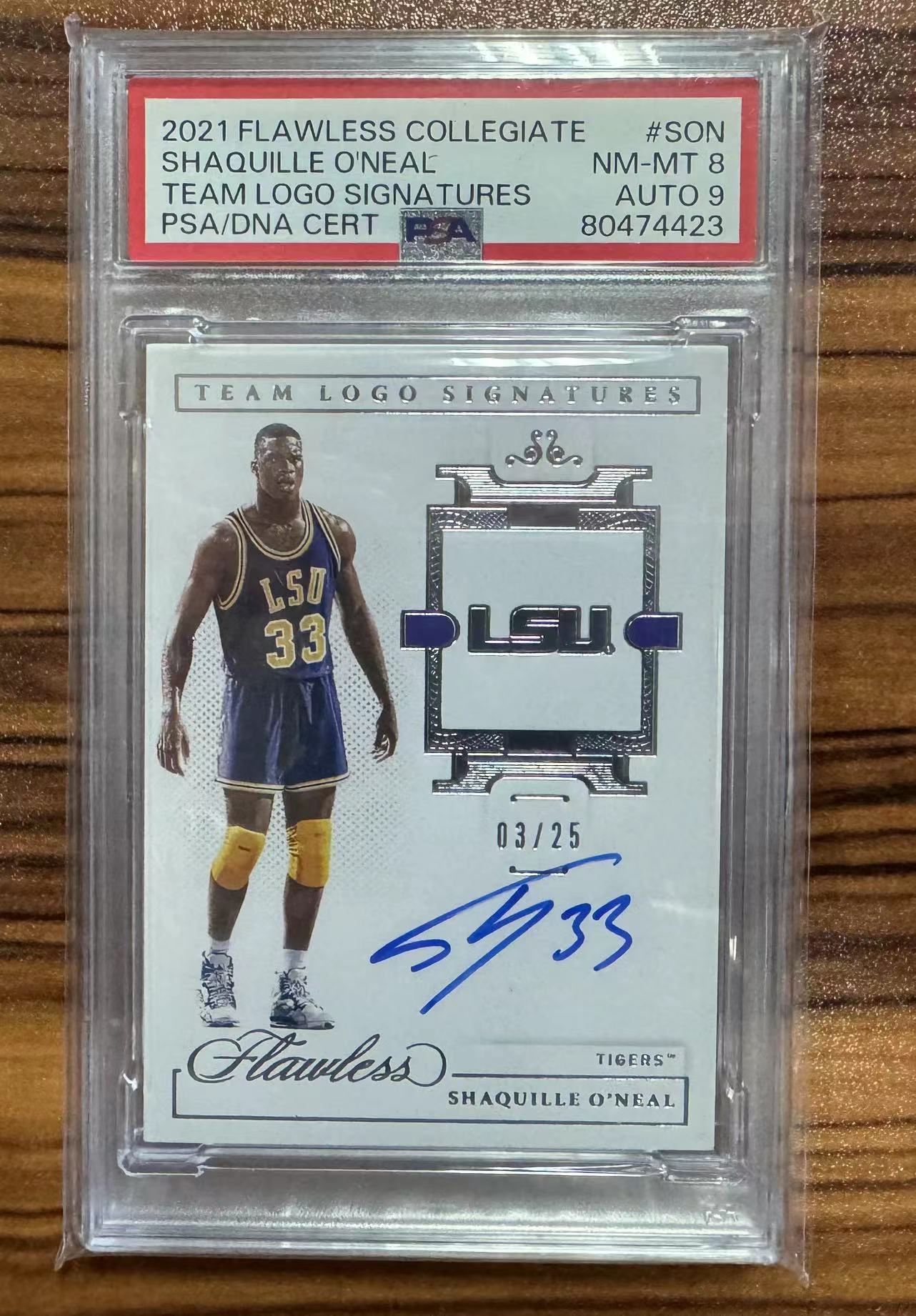 Panini Flawless Collegiate Shaquille O Neal Rc