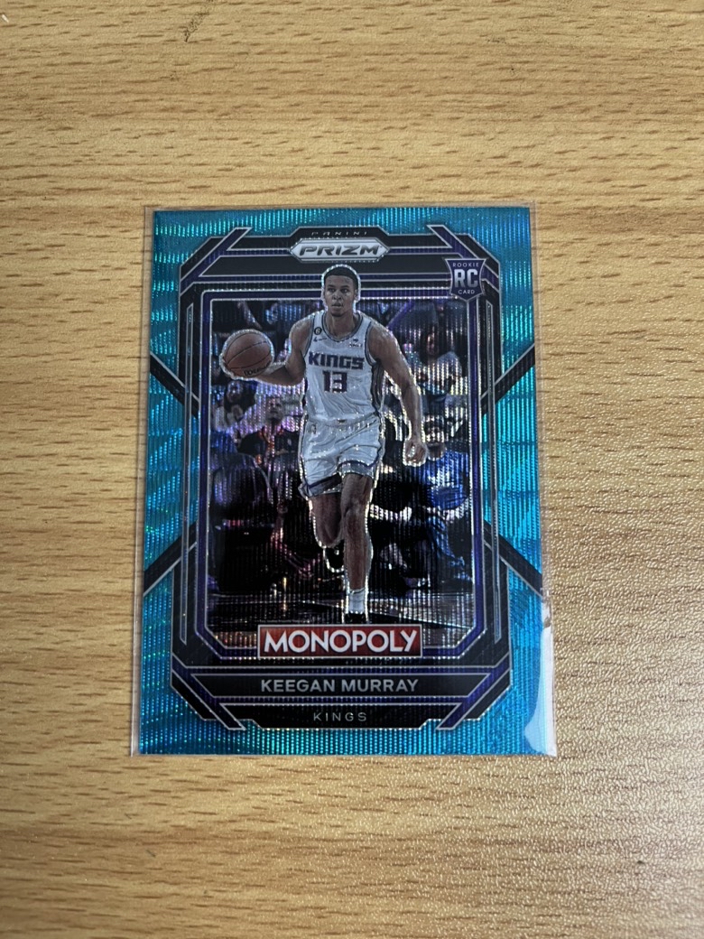 2022 23 Panini Prizm Keegan Murray RC pz 大富翁联名 新秀 国王 基根 穆雷 默里 青波纹折 折射漂亮