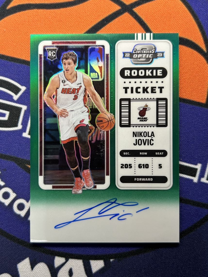 2022 23 Panini Contenders Optic Nikola Jovic RC ggball代拍尼古拉 约维奇 球票Op