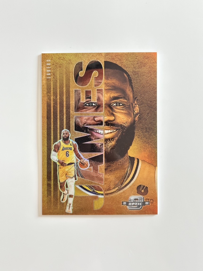 Panini Contenders Optic Lebron James Gold Rush