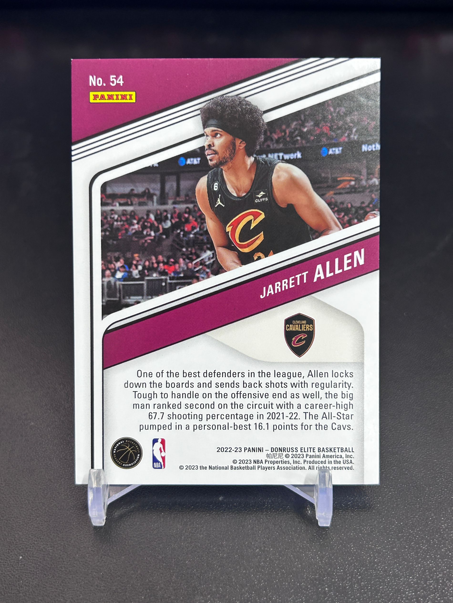 浩行拍卖 截标预付75 2022 23 PANINI DONRUSS ELITE JARRETT ALLEN 杜蕾斯 精英 骑士 贾莱特