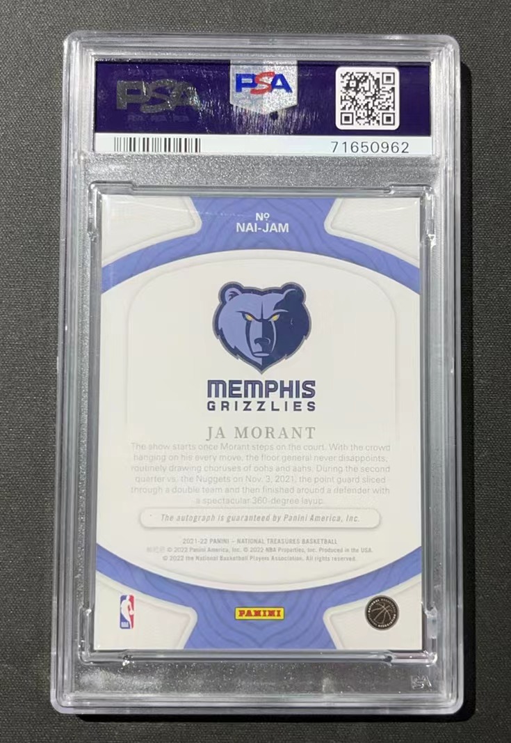 Panini National Treasures Ja Morant Archives