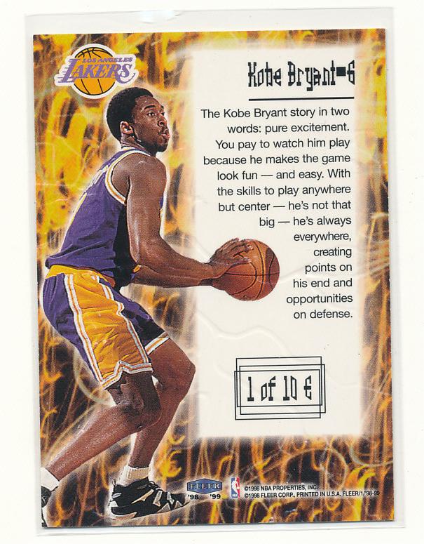 Fleer Kobe Electrifying Of