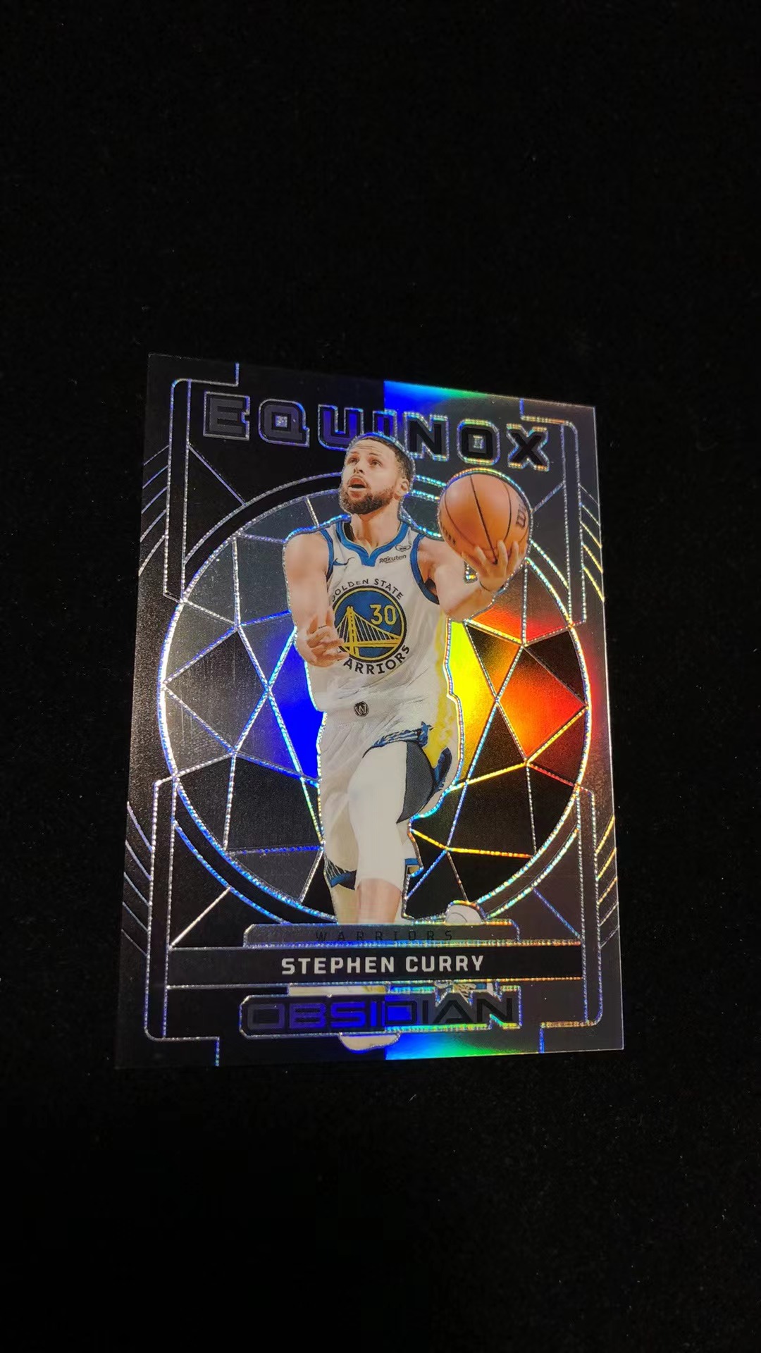 Panini Obsidian Stephen Curry Equinox