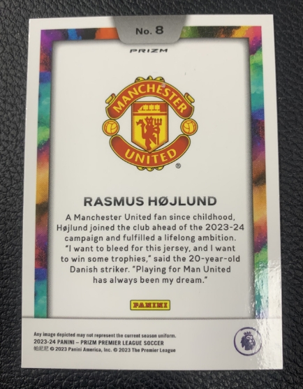 Panini Prizm Rasmus Hojlund Pz Ssp W