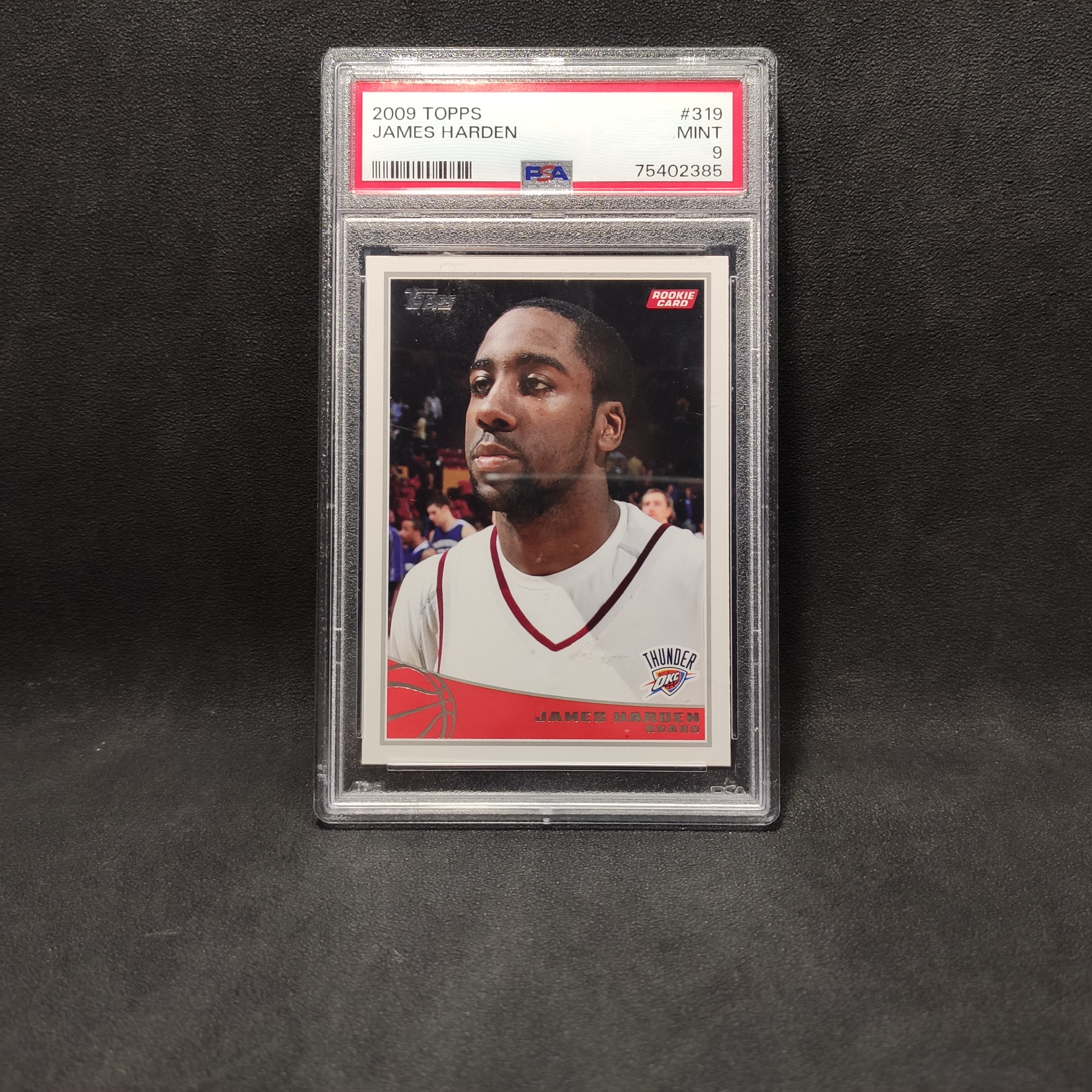 大腿代卖James Harden 詹姆斯哈登 2009 Topps Rookie Card RC新秀 正Base 雷霆队 大胡子 登哥 最