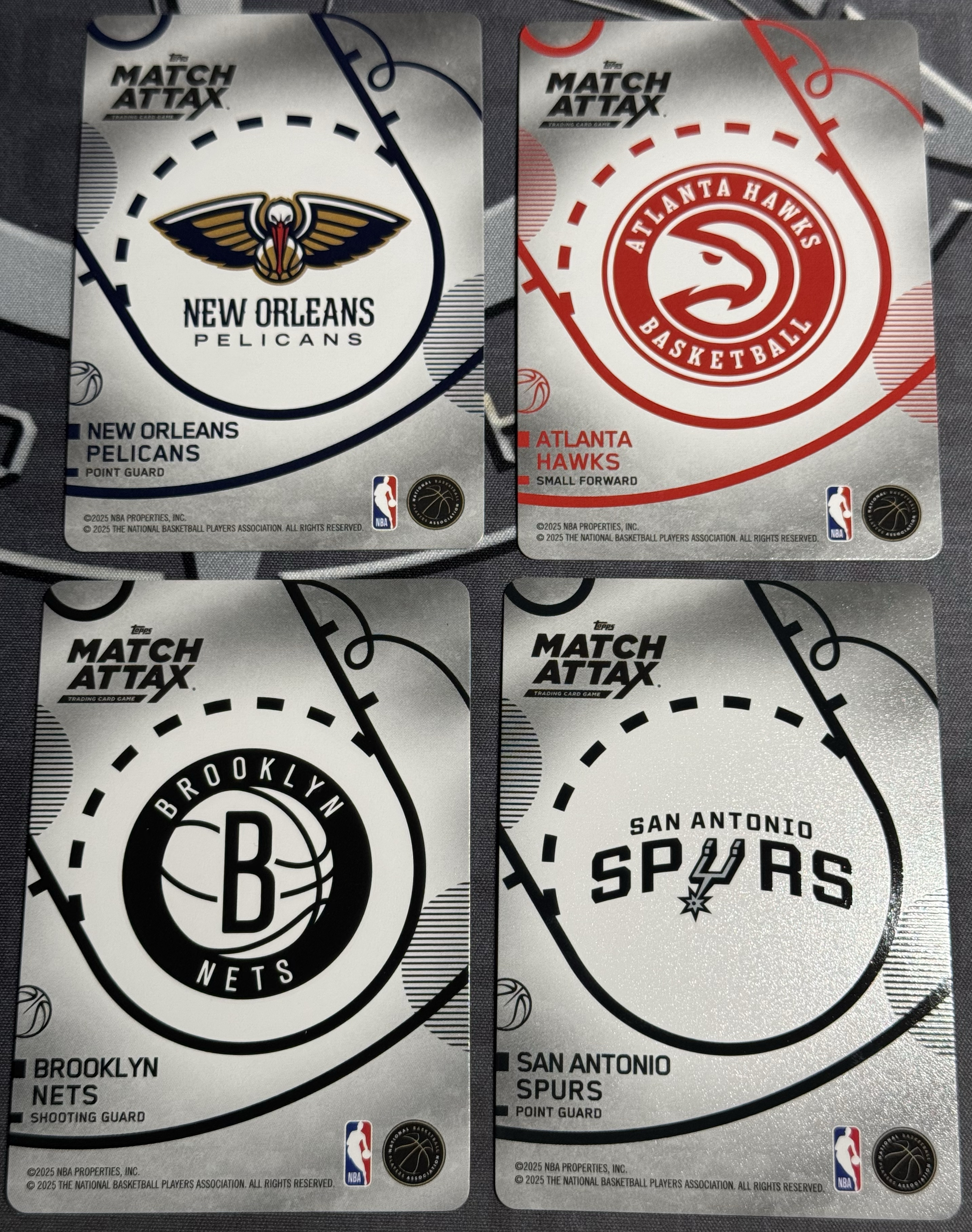 2025 Topps Match Attax NBA 篮球 游戏版 卡游 Hot Prospects 特卡 费尔斯 里萨谢 杰明 Demin 哈珀 Happer 4张打包 卡品不保 瑕疵如图 XW
