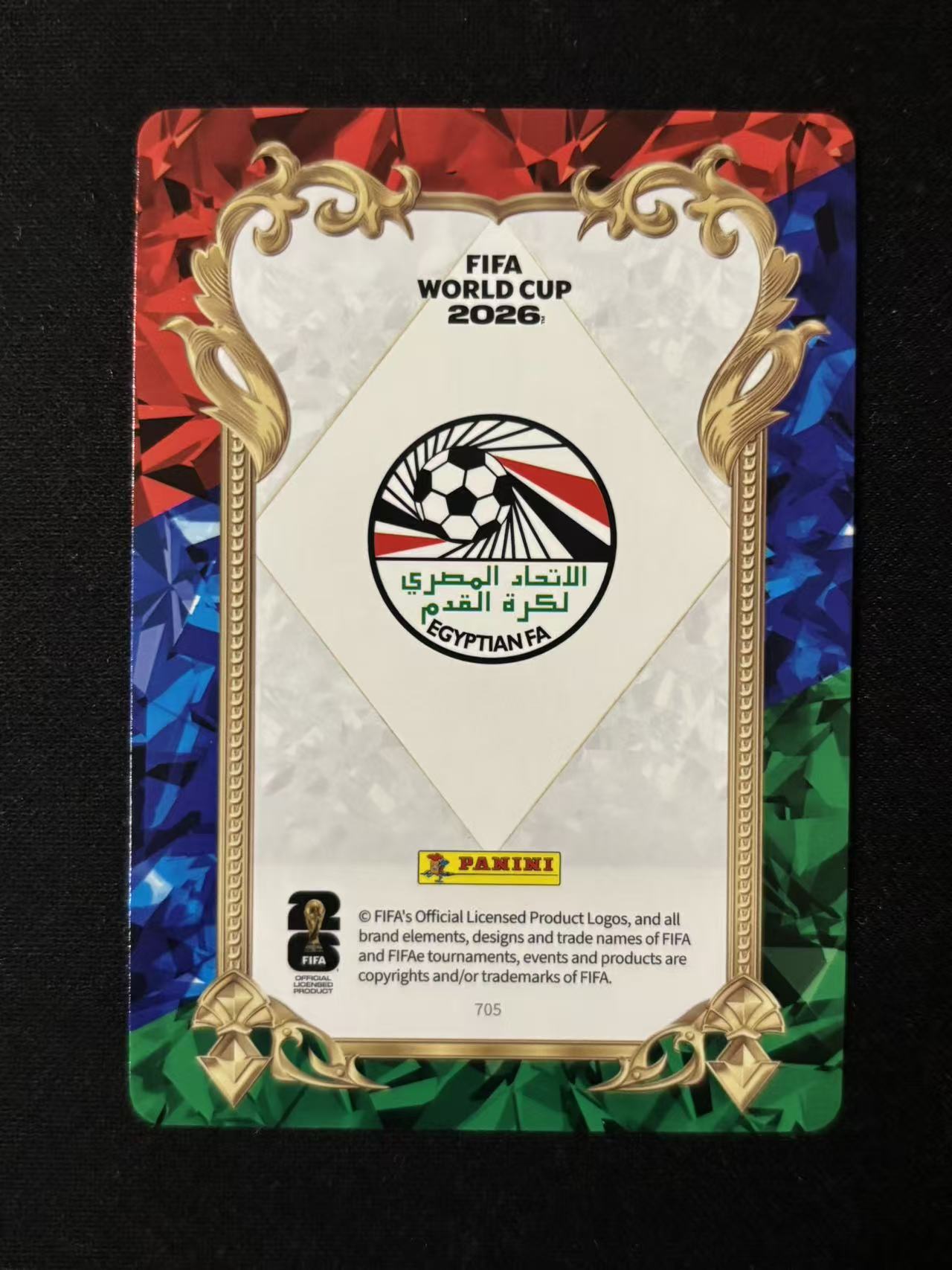 【星辰】2026 Panini 卡游 FIFA WORLD CUP 世界杯 10元包 薄卡 铭金卡 萨拉赫 埃及法老 SALAH 实卡精美