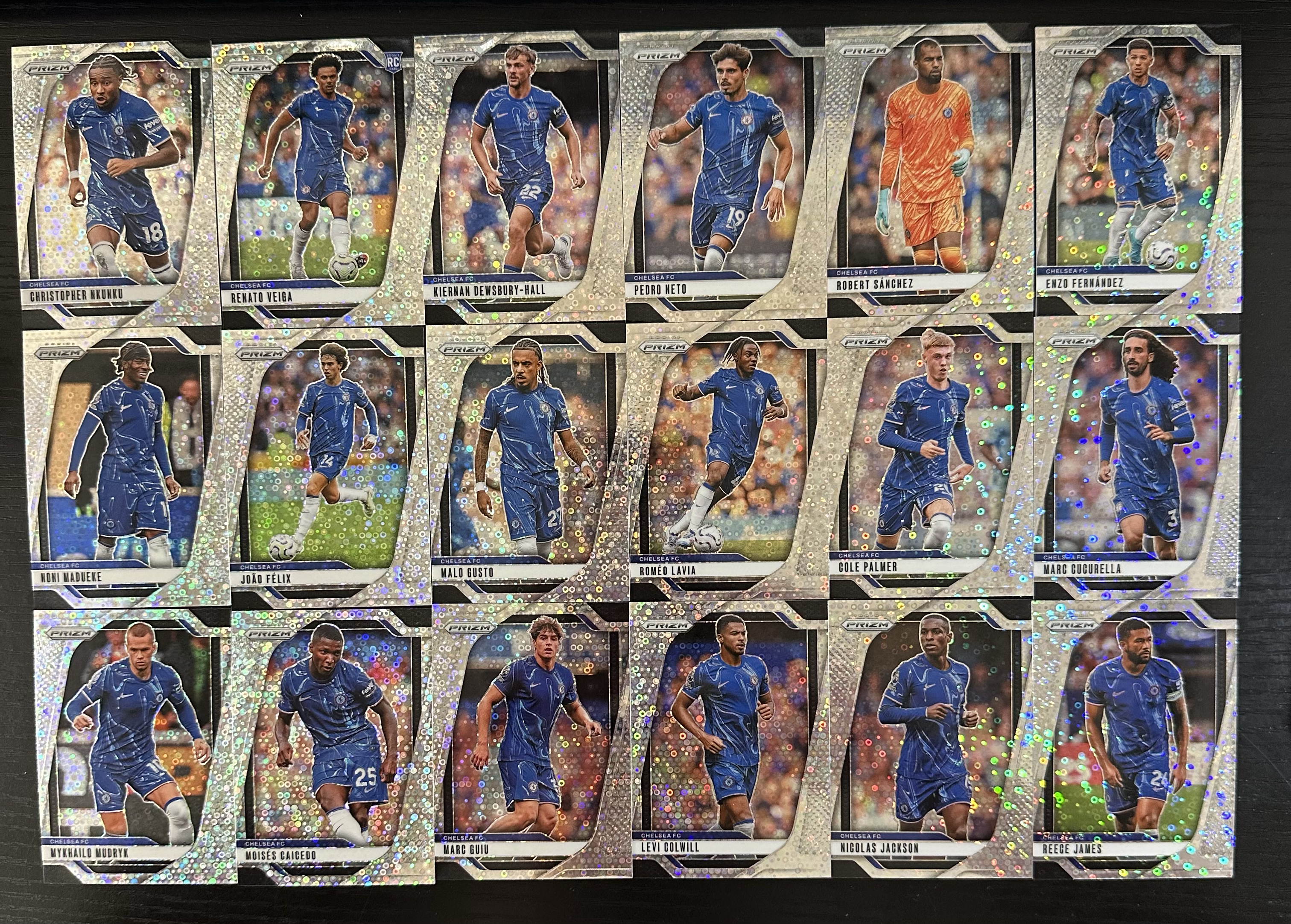 Panini prizm 切尔西 恩佐 帕尔默 菲利克斯 世俱杯冠军 lot 圈圈折 战神无双拍卡 (#8.24magit)