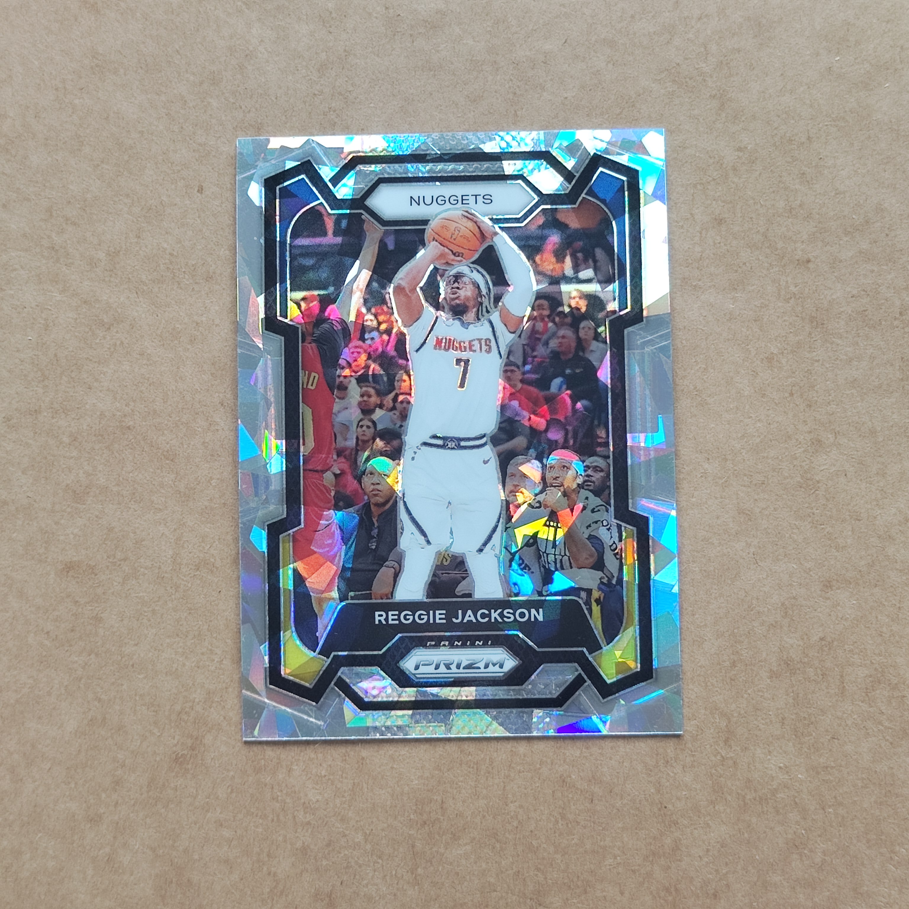 2023-24 【HADE拍卖-手续费0％】 prizm Reggie Jackson  雷吉 杰克逊 PZ 碎冰折    单卡base 卡品如图ZKB97