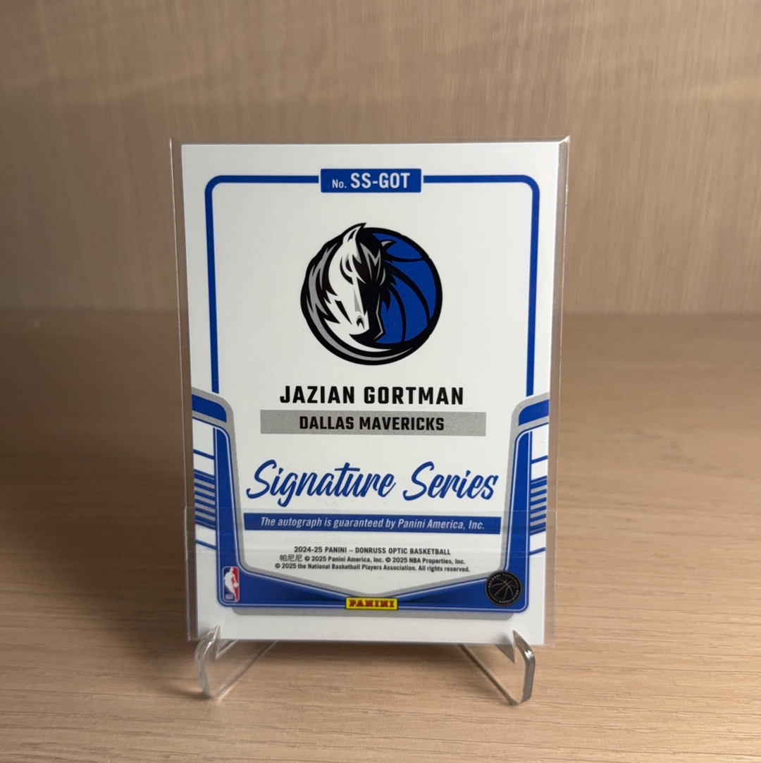 2024-25 Panini Optic JAZIAM GORTMAN 独行侠 德怀特 鲍威尔 签字 贴签 折射 特卡 op optic 卡品如图 值得收藏!!【免费代卖】