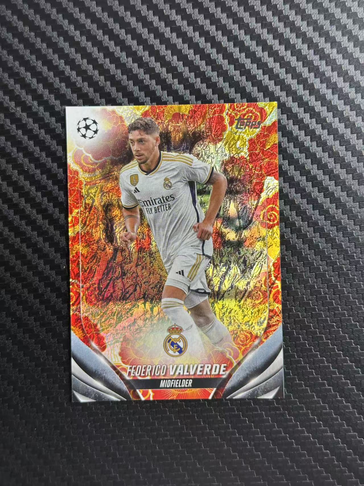 2024 Topps UCC Federico Valverde 欧冠 碧玉 巴尔韦德 皇家马德里 皇马 新年限定折 025/150编 卡品如图 拍前看描述