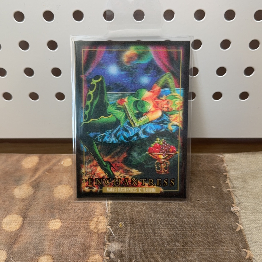2024 SkyBox Marvel (MCU) 漫威 masterpieces 92 Platinum 92 白金 大师复刻 3D 全息特卡 魅惑女巫 妖姬 Enchantress