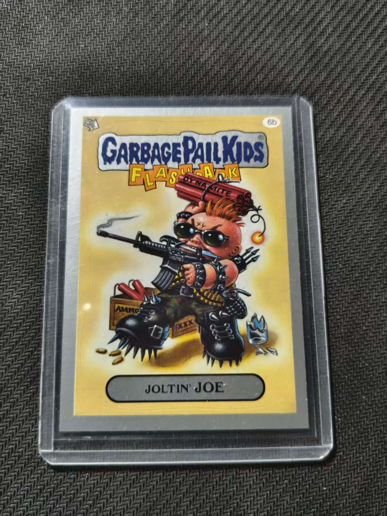 Topps Garbage Pail Kids 垃圾桶小子 GPK joltin joe 乔 迪马吉奥 呕吐 恶搞 #海盗