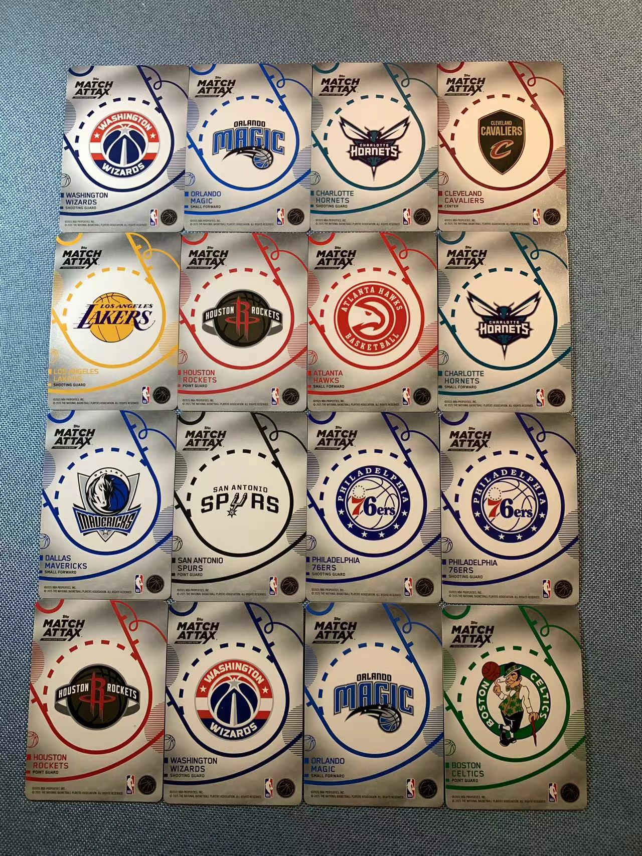 (詹叔代拍)2025-26 topps attax 游戏版 卡游联名 弗拉格 里弗斯 米勒 谢泼德 约翰逊等 特卡 折射 一图多张打包 顺丰寄付 i3