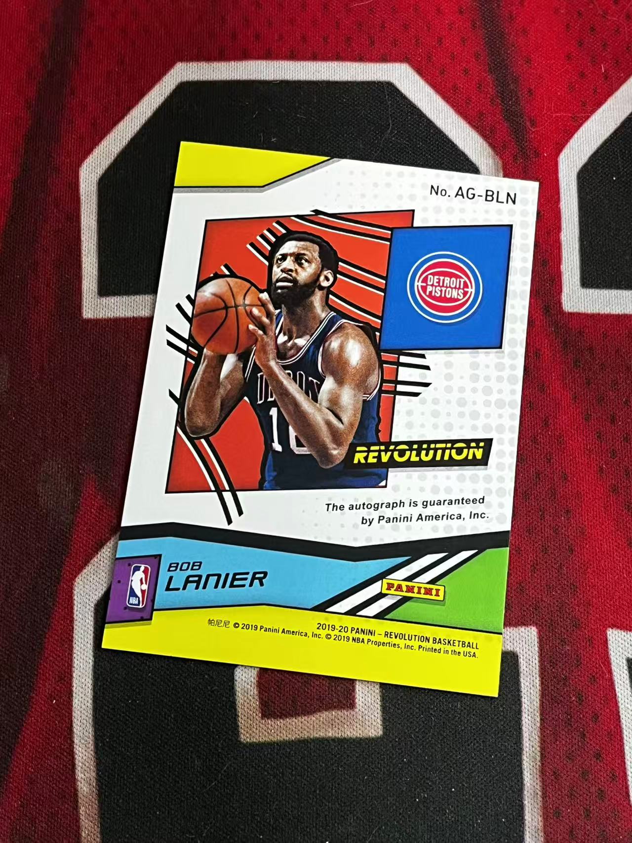 【接寄拍】2019-20 PANINI REVOLUTION 革命系列 活塞名宿 鲍勃兰尼尔 签字卡 卡签 全签 革命点点折 折射 专收凑套必备【烂臭嘴拍卖】