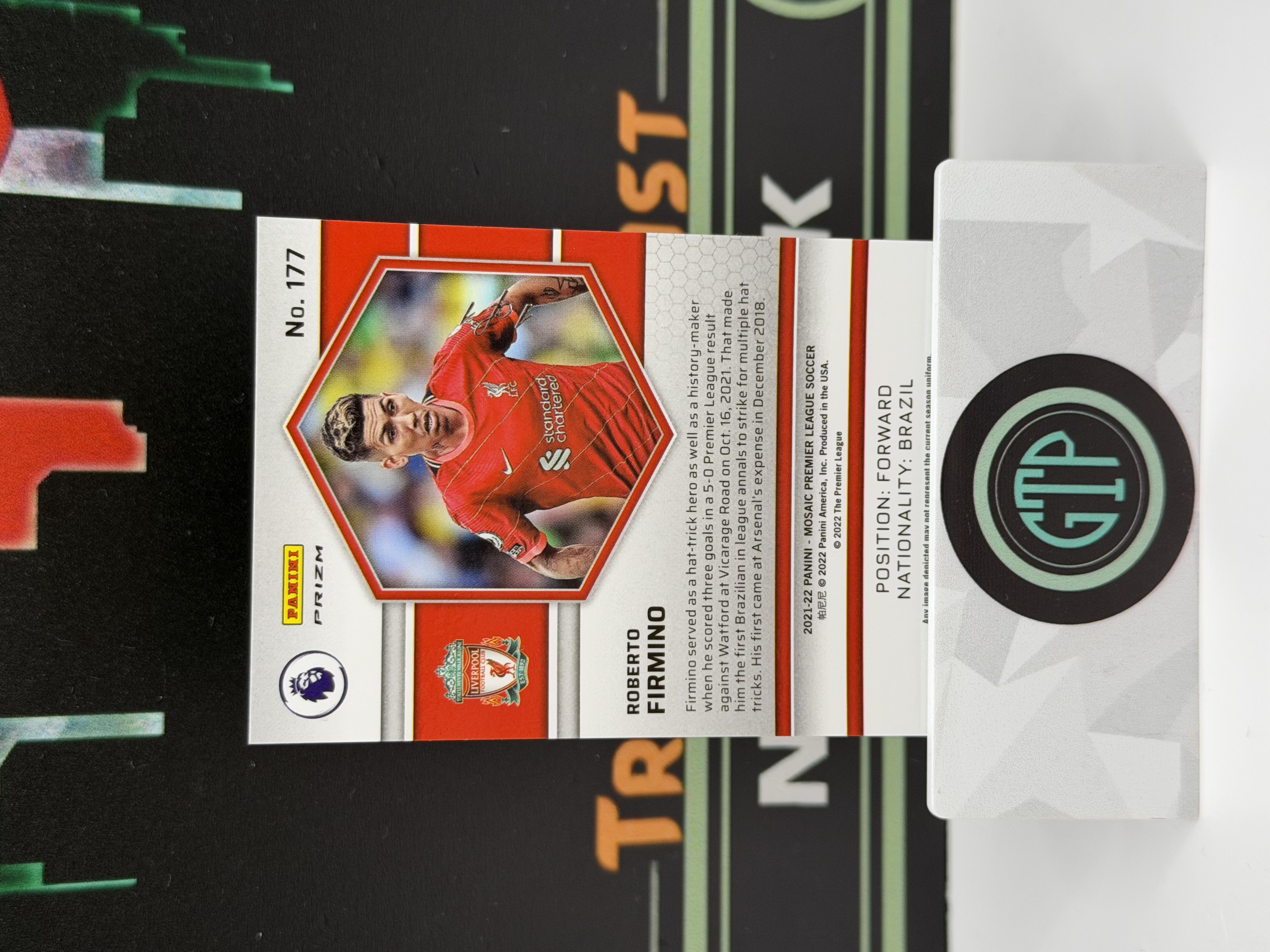 【GTP拍卖】2021-22 Panini Mosaic PL Roberto Firmino 菲尔米诺 Nebula Choice 1/1 1of1 独一无二 超级一编 利物浦 红军 巴西 英超 SSP 超短印 Liverpool FC