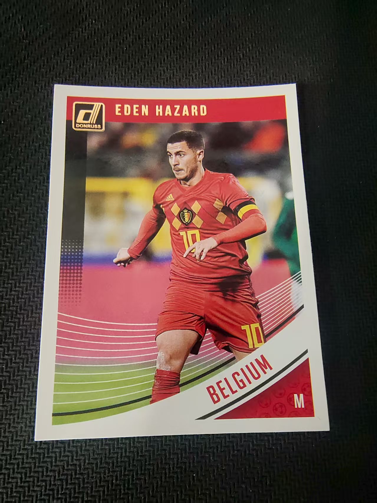 【可合并，不累计】2018-19 Panini Donruss Eden Hazard 埃登 阿扎尔 扎球王 比利时 切尔西 划痕 边角瑕疵 #100
