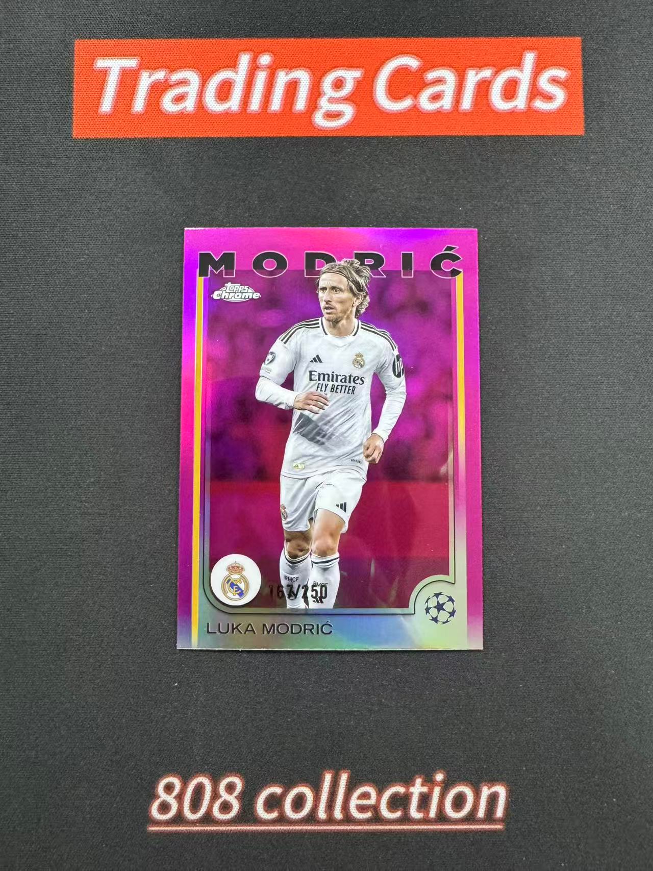 Carte Luka Modric 2024 Topps Chrome UEFA #5 – Real Madrid – Collectionneur