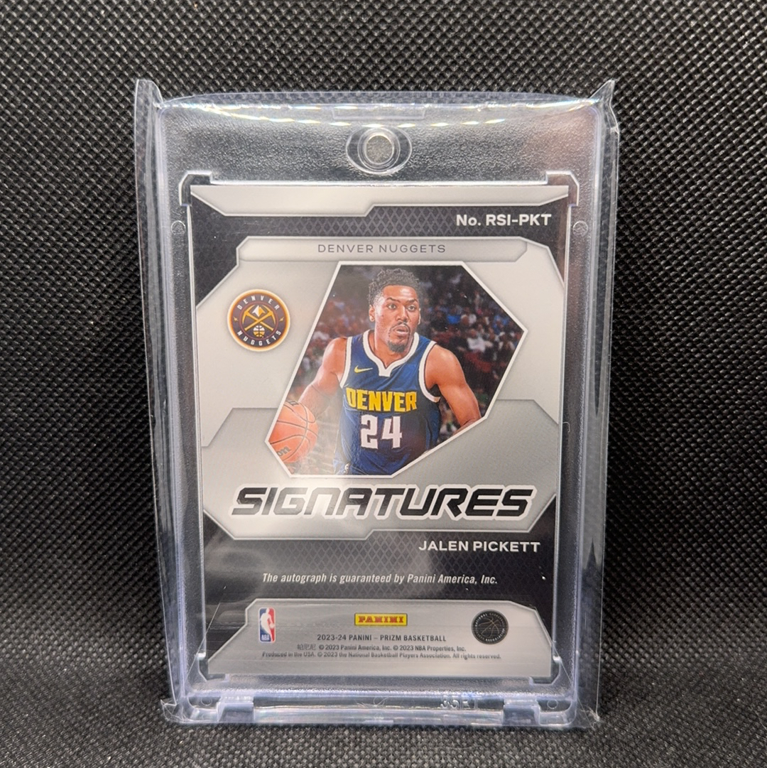 【Roseee代卖】2023-24 PRIZM 掘金 Jalen Pickett 杰伦 皮克特 新秀 签字 选图帅气 jeff
