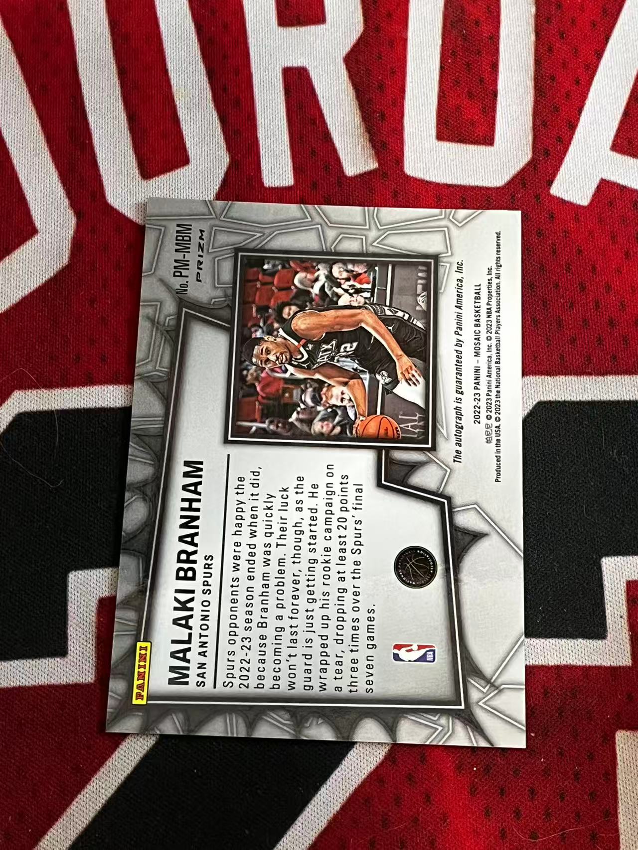 【接寄拍】2022-23 PANINI MOSAIC 马赛克系列 马刺 马拉凯布兰纳姆 布拉汉姆 签字卡 马赛克折 折射 凑套专收必备【烂臭嘴拍卖】