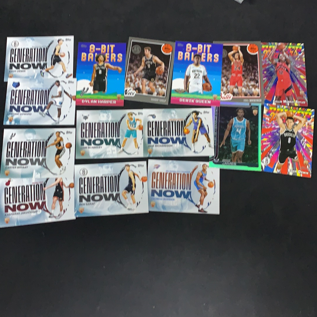 2025-26 Topps Flagship Dylan Harper RC 【SC拍卖】新秀 迪伦哈珀 奎因 埃森格 博伊尔斯 特卡 折射 lot 收藏必备(小骆)