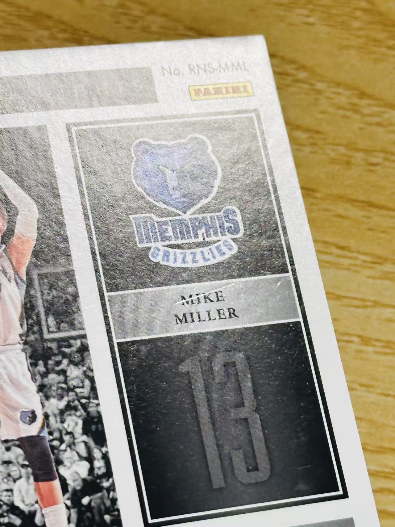 2022-23 Panini Noir Mike Miller 嘿嘿代卖 诺尔 迈克 米勒 签字 卡签 25编 雨夜签 三分王 灰熊 收藏必备