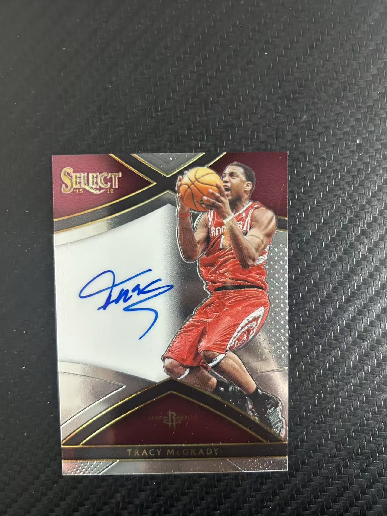 2015-16 Panini Select Tracy McGrady #S-TMG【灯灯拍卡】 火箭 麦迪 特雷西 麦克格雷迪 签字 卡签 35/99编 传奇球星 姚明队友 收藏必备【雪茄】