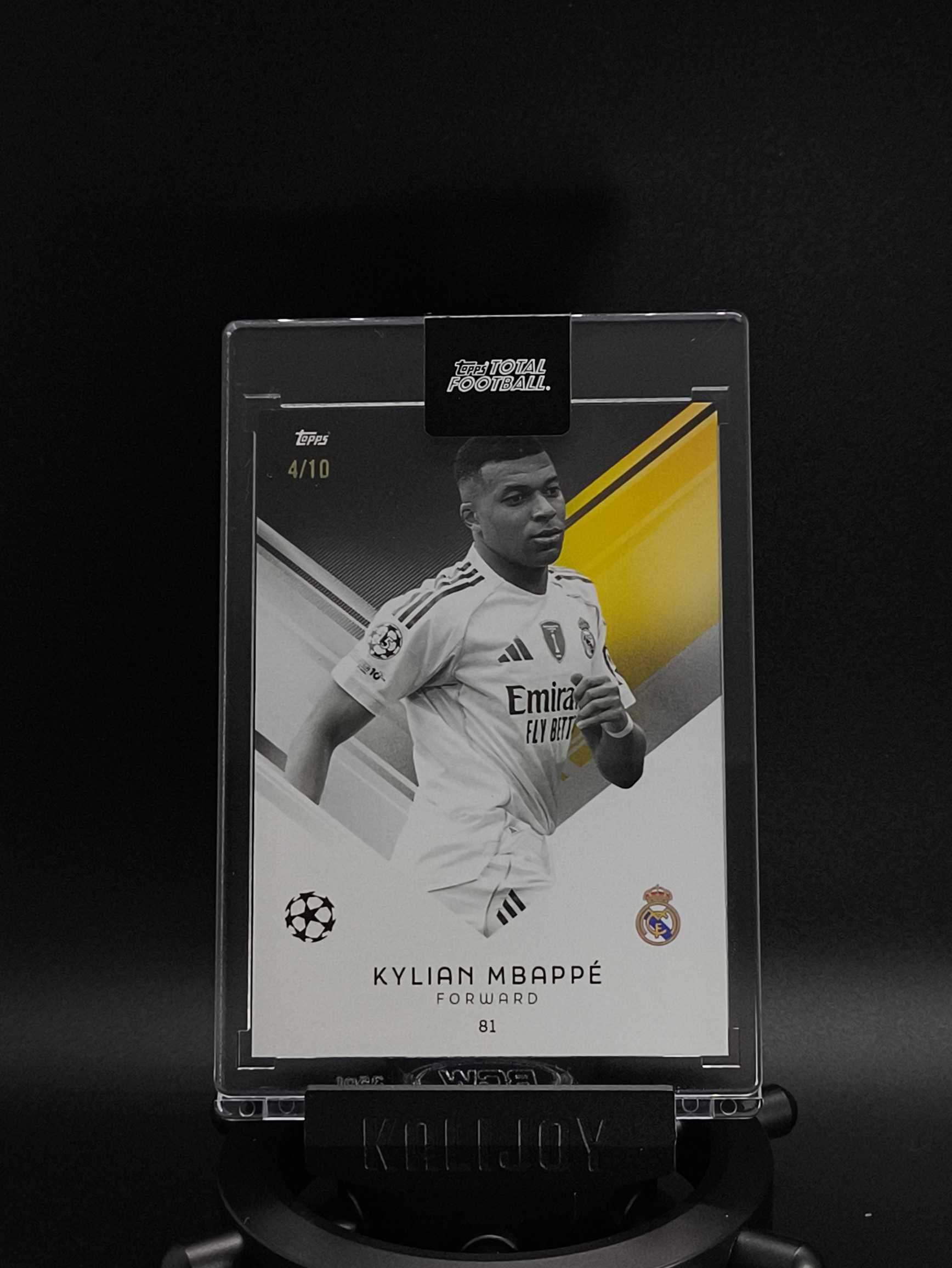 2025-26 Topps Total Football Kylian Mbappe 基利安·姆巴佩 姆总 姆巴佩 皇家马德里 皇马 法国 4/10编TTF 原封砖