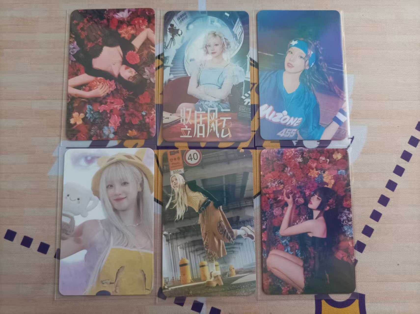 【日常代卖】偶像明星艺人【日本代购】宋雨琦 镭射小卡 折射 实卡超好看绝版稀有车模明星妹卡 卡品如图 收藏必备