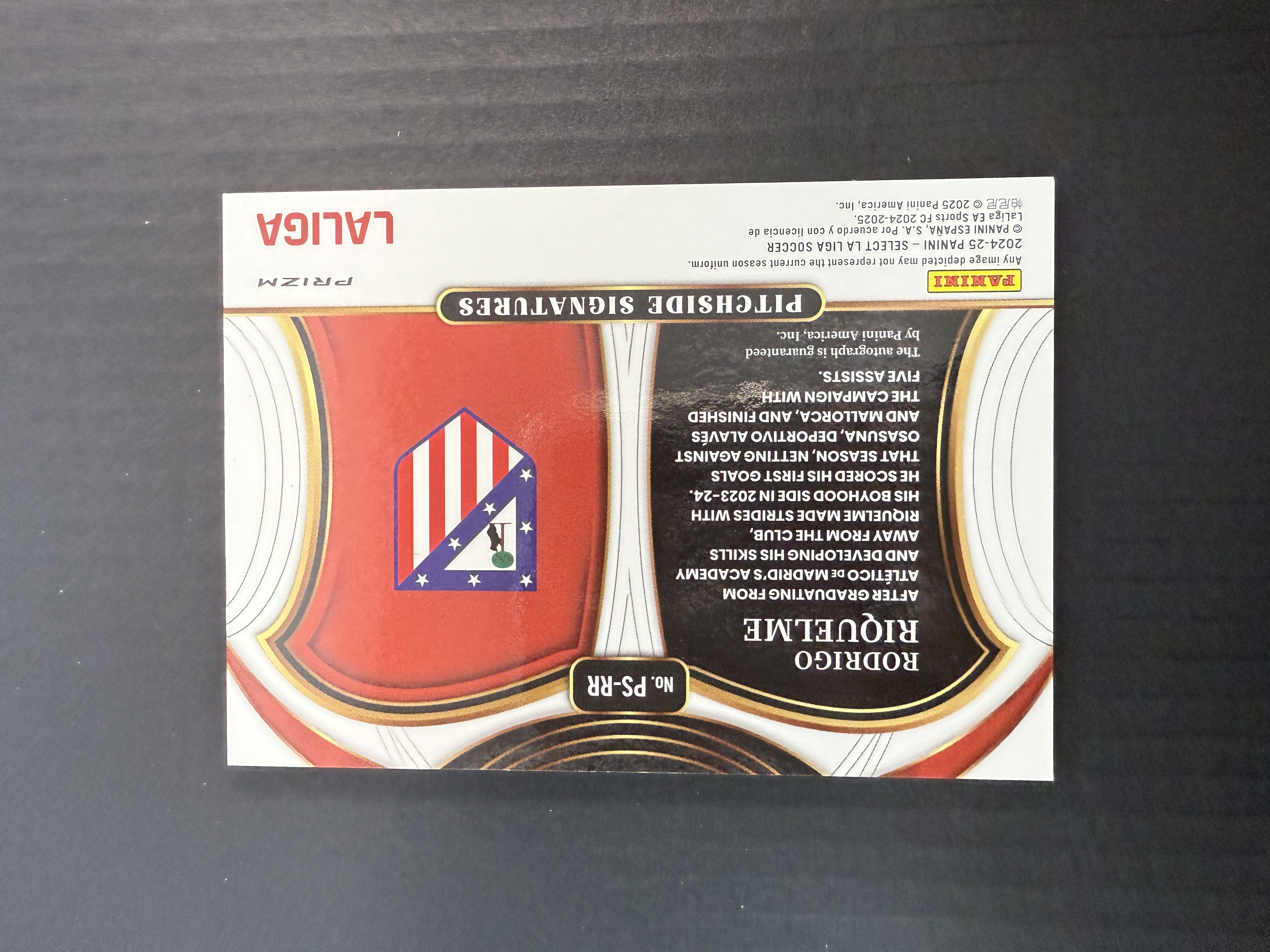 【GOAT山羊拍卖】航 2024-25赛季 select 西甲系列 里克尔梅 银折签字 少见 马竞 品相如图