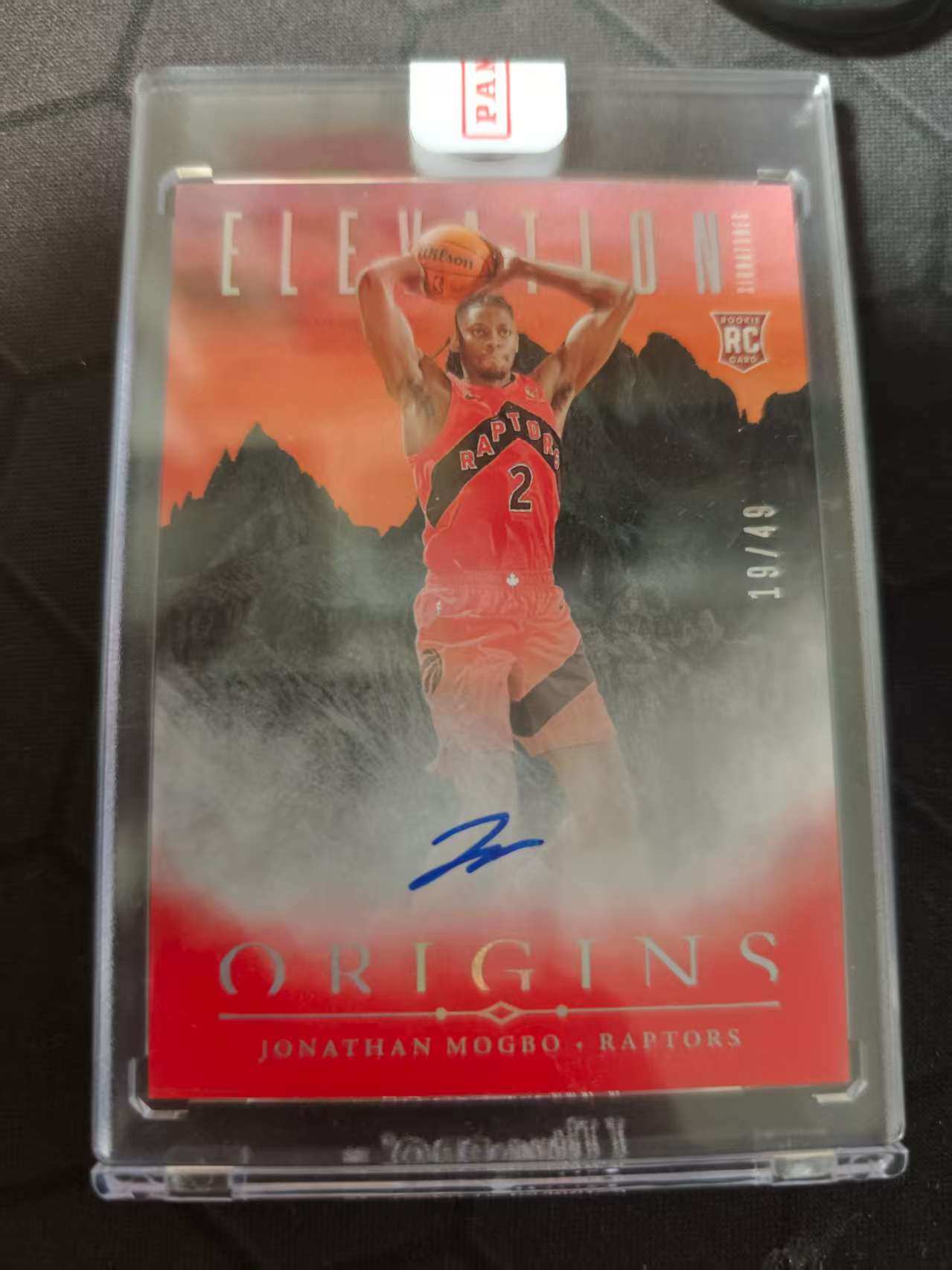 2024-25 Panini Origins Jonathan Mogbo 起源 卡签签字 猛龙 乔纳森莫格博 /49编 新秀RC 交换板换回 原封砖 卡品如图 不累计 顺丰到付 汉堡A24