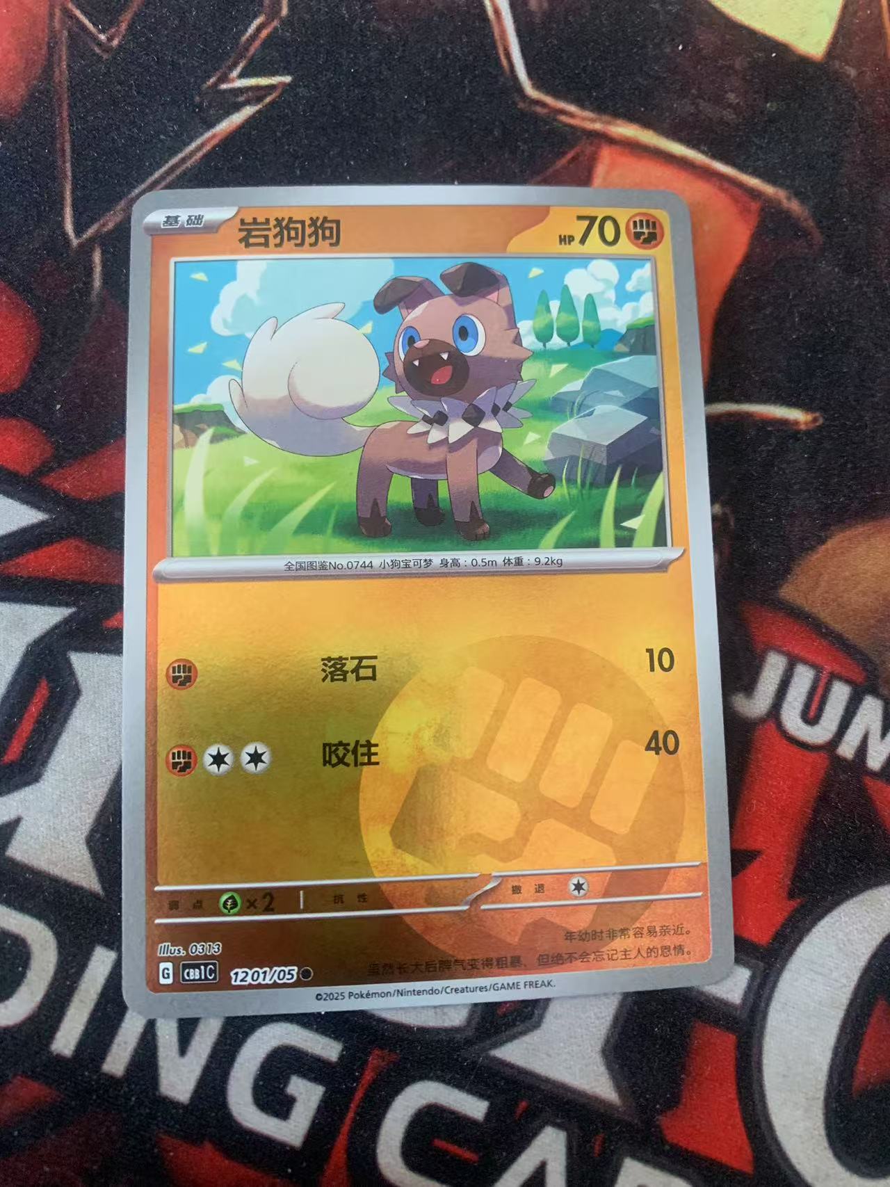 2025 Pokemon TCG 宝石包 Vol.1 岩狗狗 球闪 chs 宝可梦 简中 木水拍卖第一百五十八期