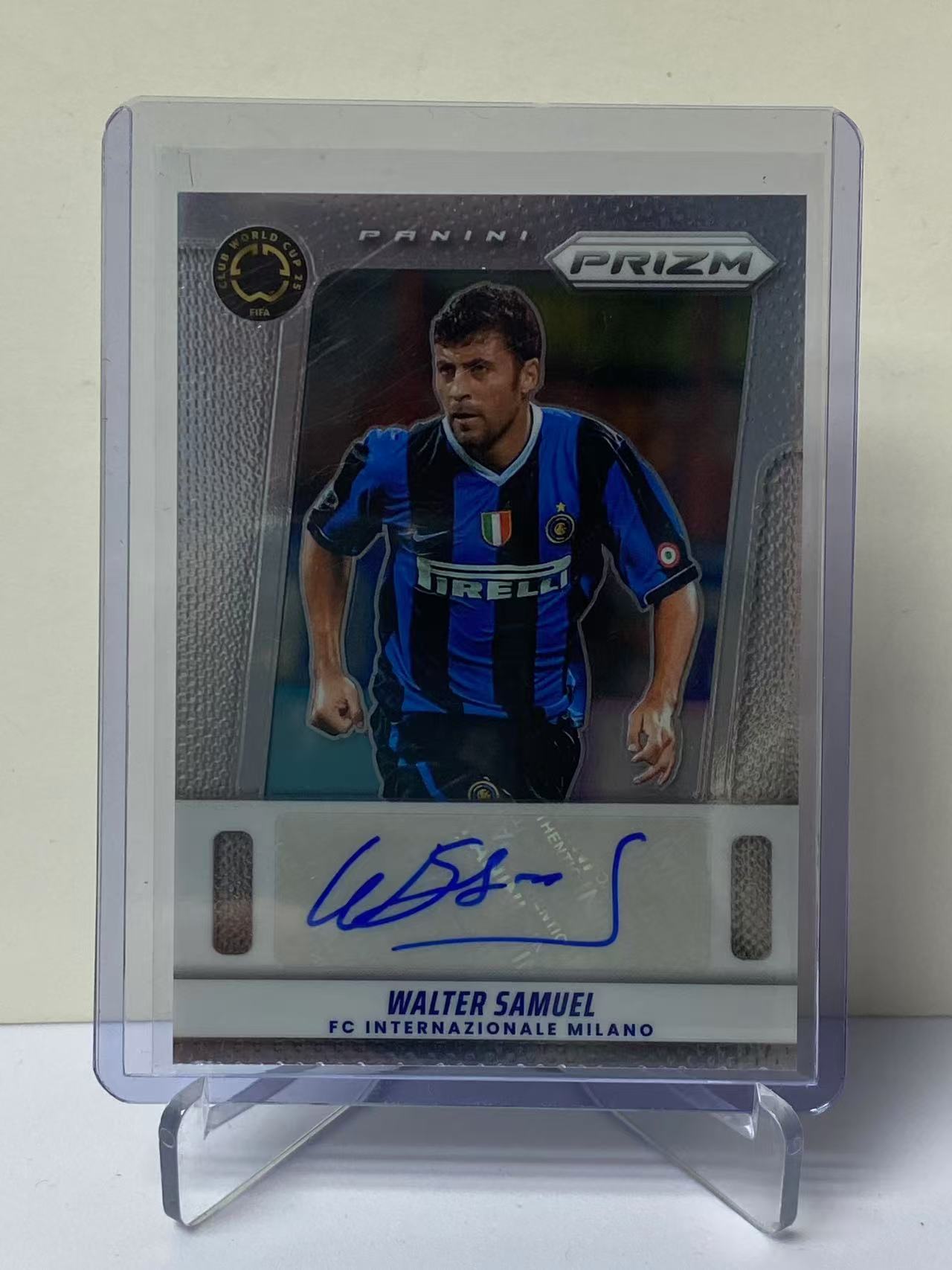 2025 Panini Prizm Walter Samuel 世俱杯PZ 萨穆埃尔 国际米兰 国米 签字 墨迹如图 收藏必备 卡品如图 9527