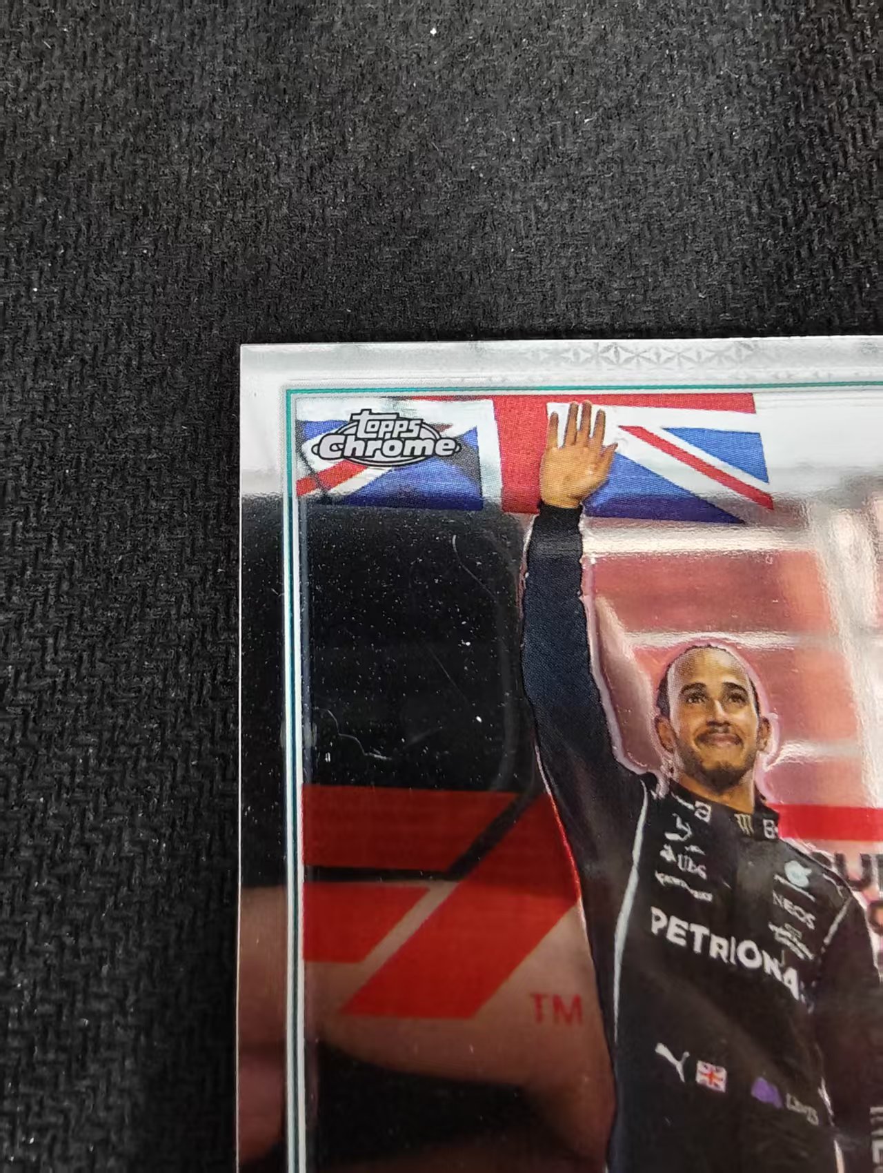 2022 Topps Chrome F1 Lewis Hamilton 刘易斯 汉密尔顿 AMG梅赛德斯奔驰 划痕 边角瑕疵 #170