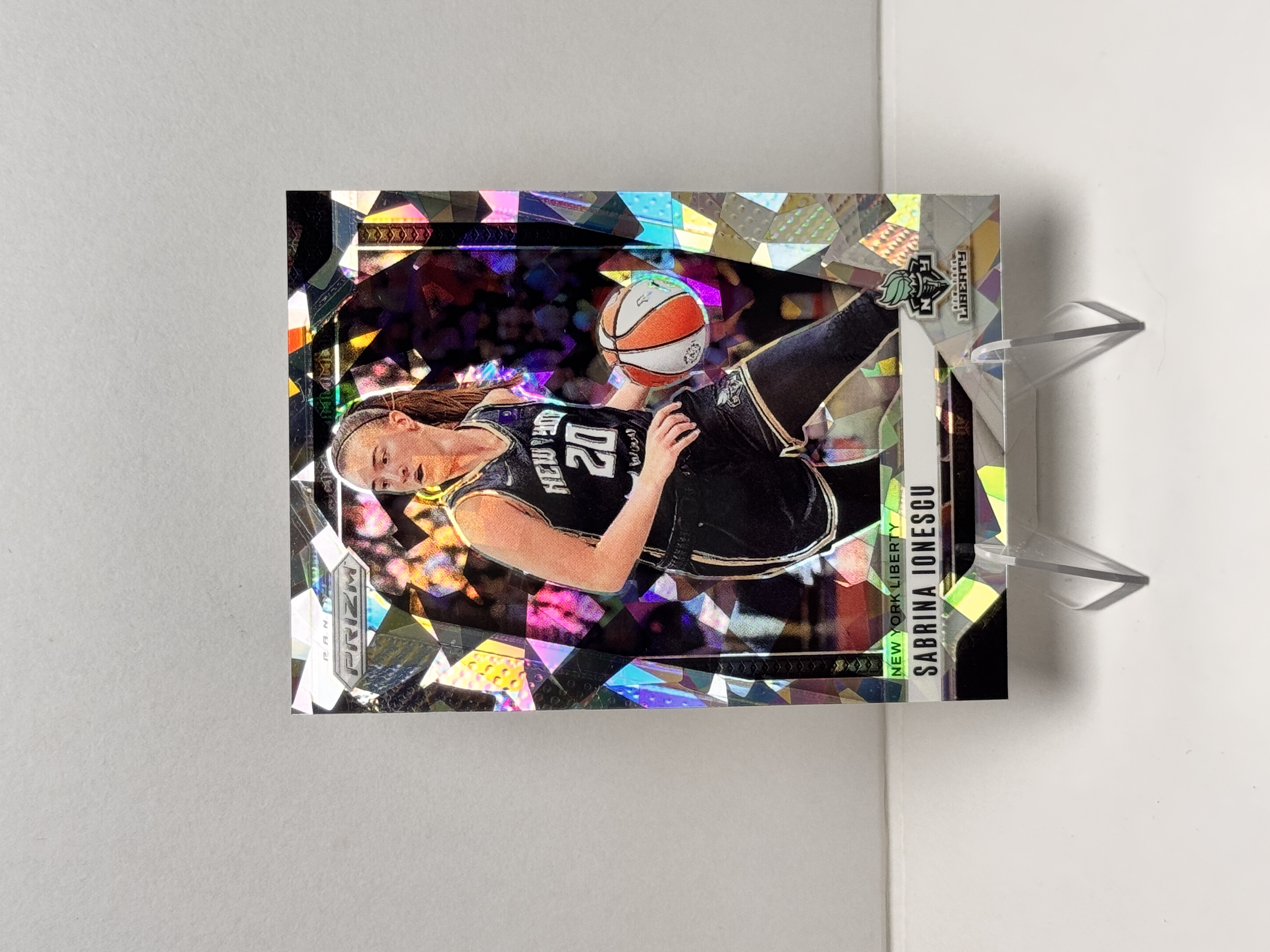 2024 Panini Prizm Sabrina Ionescu PZ 女篮 萨布丽娜 约内斯库 纽约自由人 银碎冰折 折射 实卡精美 收藏必备 卡品如图 【星爷代拍】D2-4