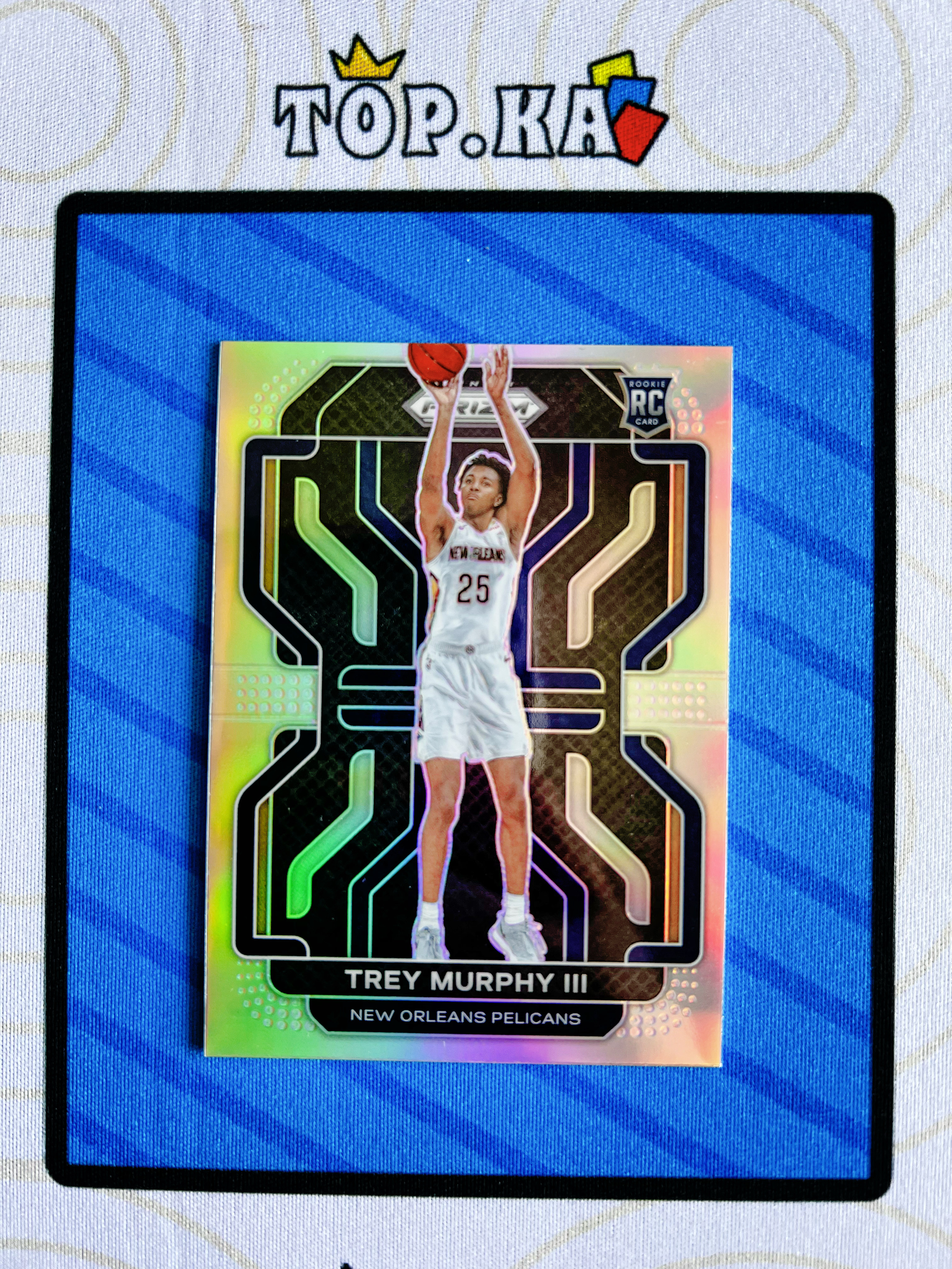 【顶尖卡社】2021-22 Panini Prizm Trey Murphy III PZ 鹈鹕 特雷墨菲三世 新秀RC 银折 最近大热 收藏投资必备 详情看描述 卡品如图【凯里】