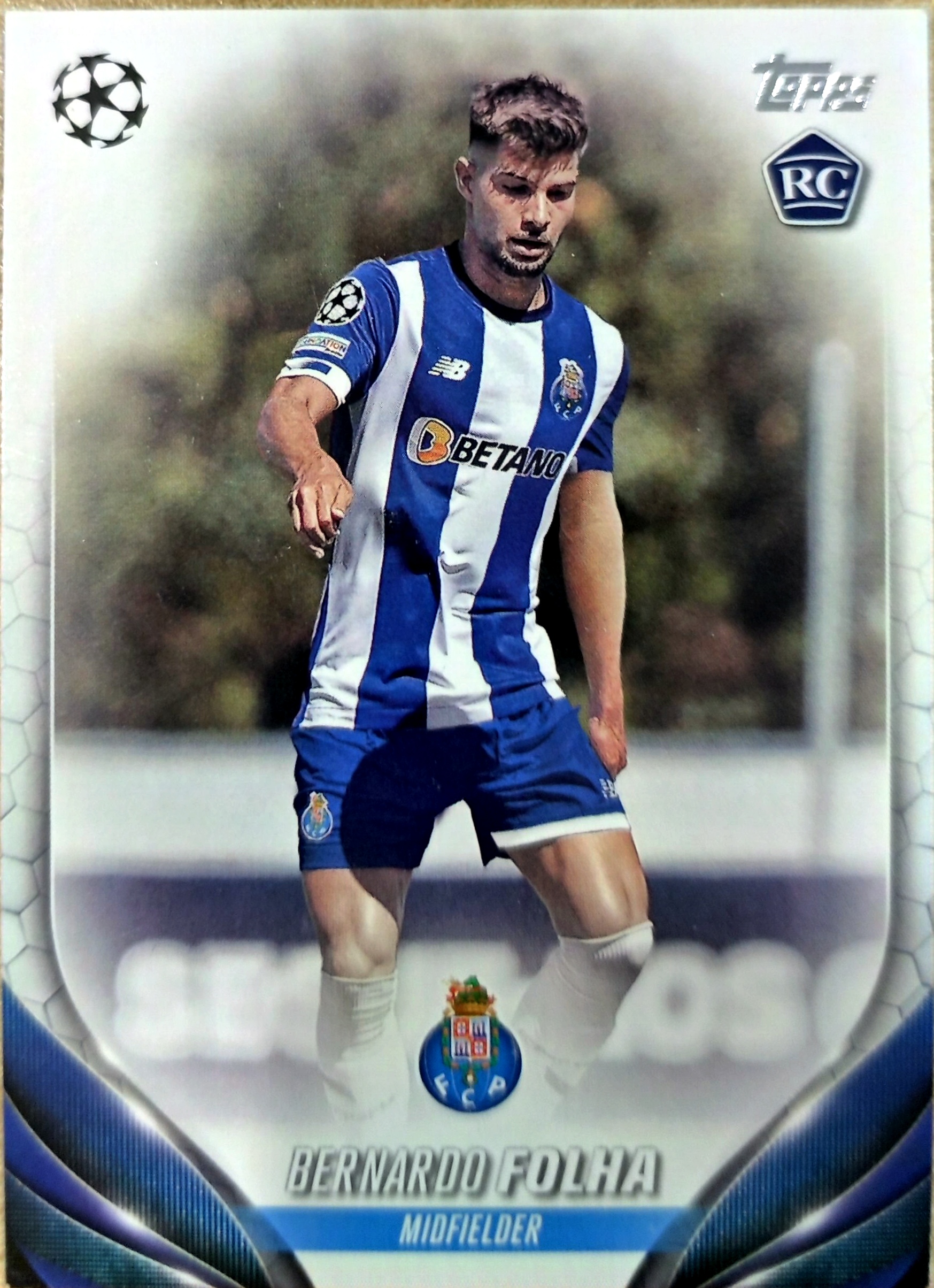 2023-24 Topps Topps Bernardo Folha 贝尔纳多·福尔哈 福拉 新秀 RC 波尔图