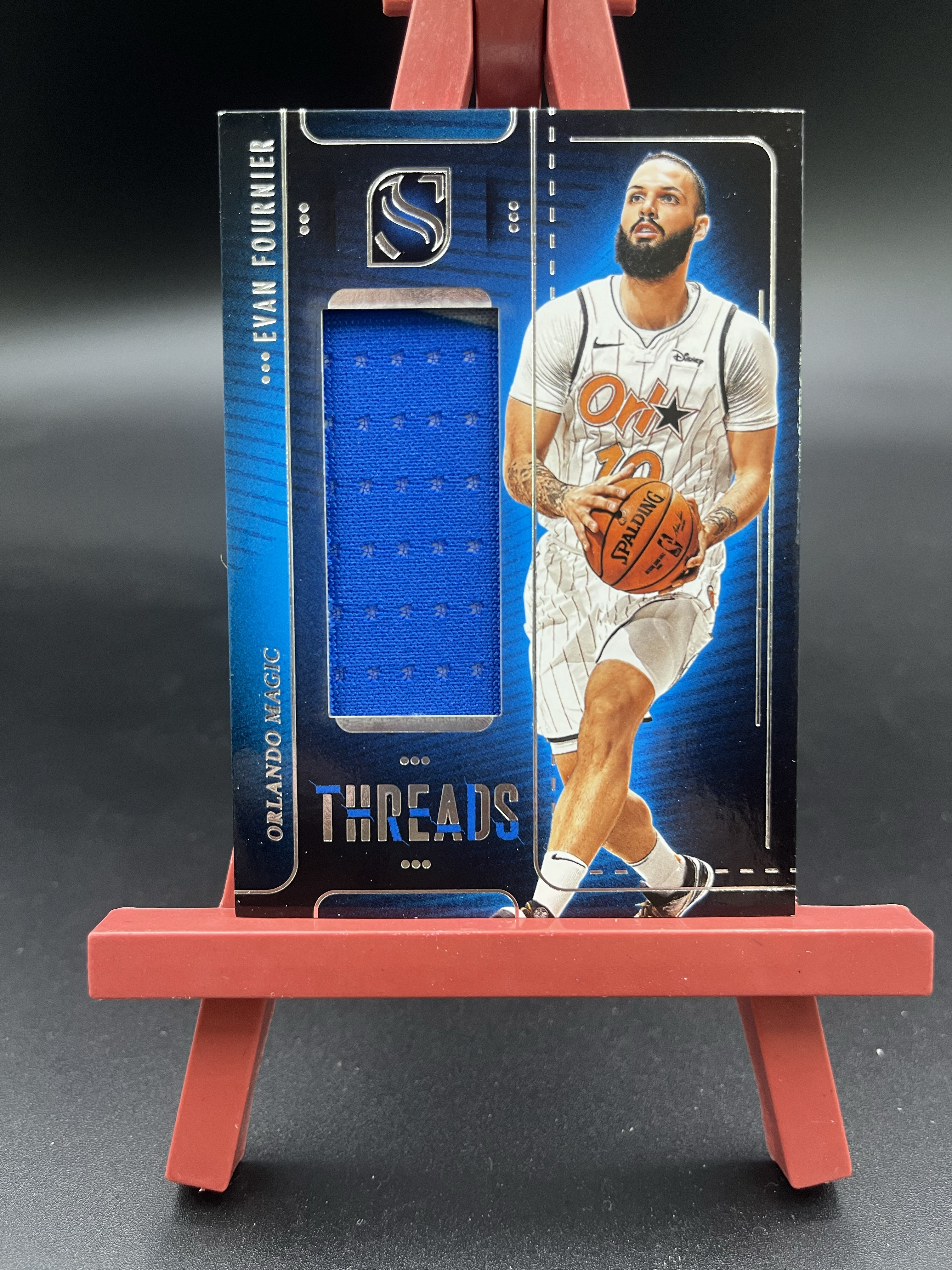 2024-25 Panini Silhouette Evan Fournier 埃文 富尼耶 魔术 剪影 Threads 球衣物料切割 GU亲穿落场 卡品如图【优质物料专场】04WZ