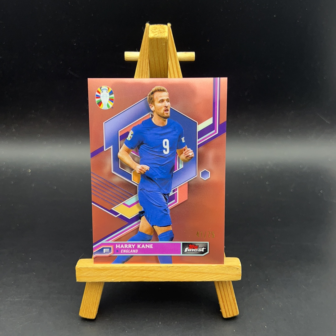 2023 Topps Finest Harry Kane 接上拍 欧冠 英超 哈里 凯恩 铜折 41/75编 base 折射 限量