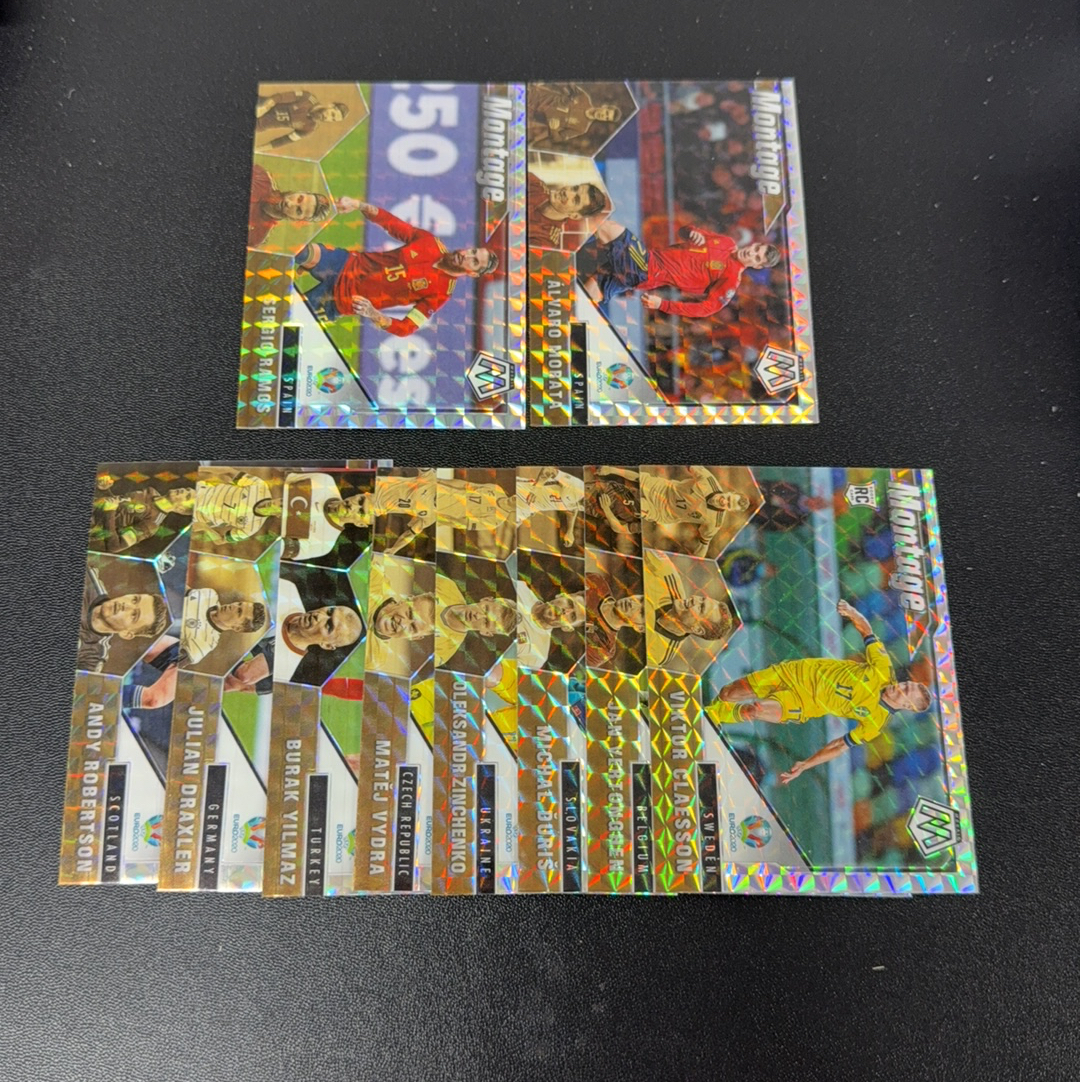 【小牛代拍】2021 Panini MOSAIC 马赛克 欧洲杯 莫拉塔 拉莫斯 10张特卡折射 打包lot 卡品如图 收藏必备(阿里嘎多)