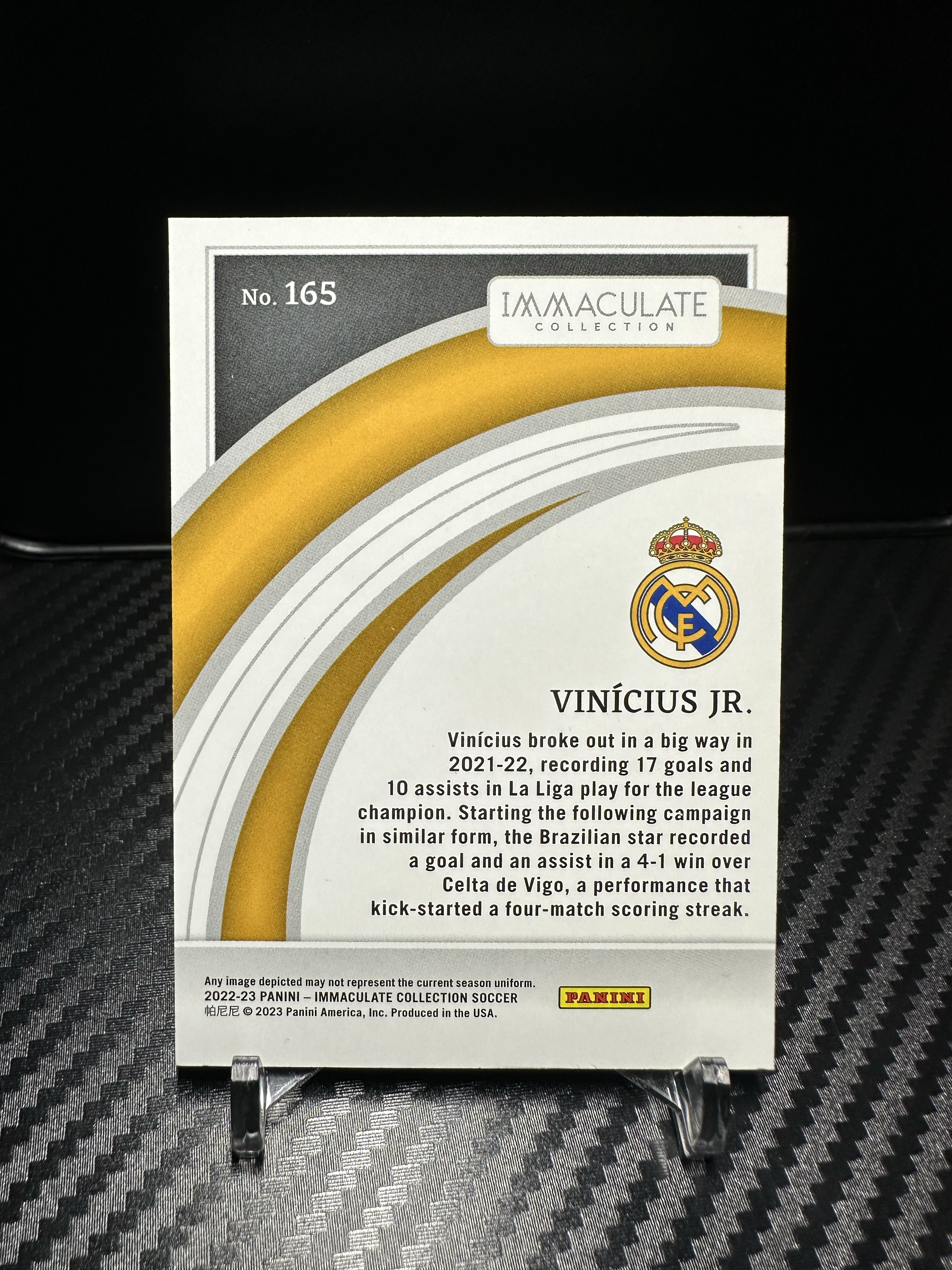 2023 Panini Immaculate Vinicius Junior 维尼修斯10/25编 小熊 熊皇 蓝宝石平行 皇马选图 爱咪咪高端系列卡品如图 金球候选 姆巴佩 贝林队友 巴西收藏凑套