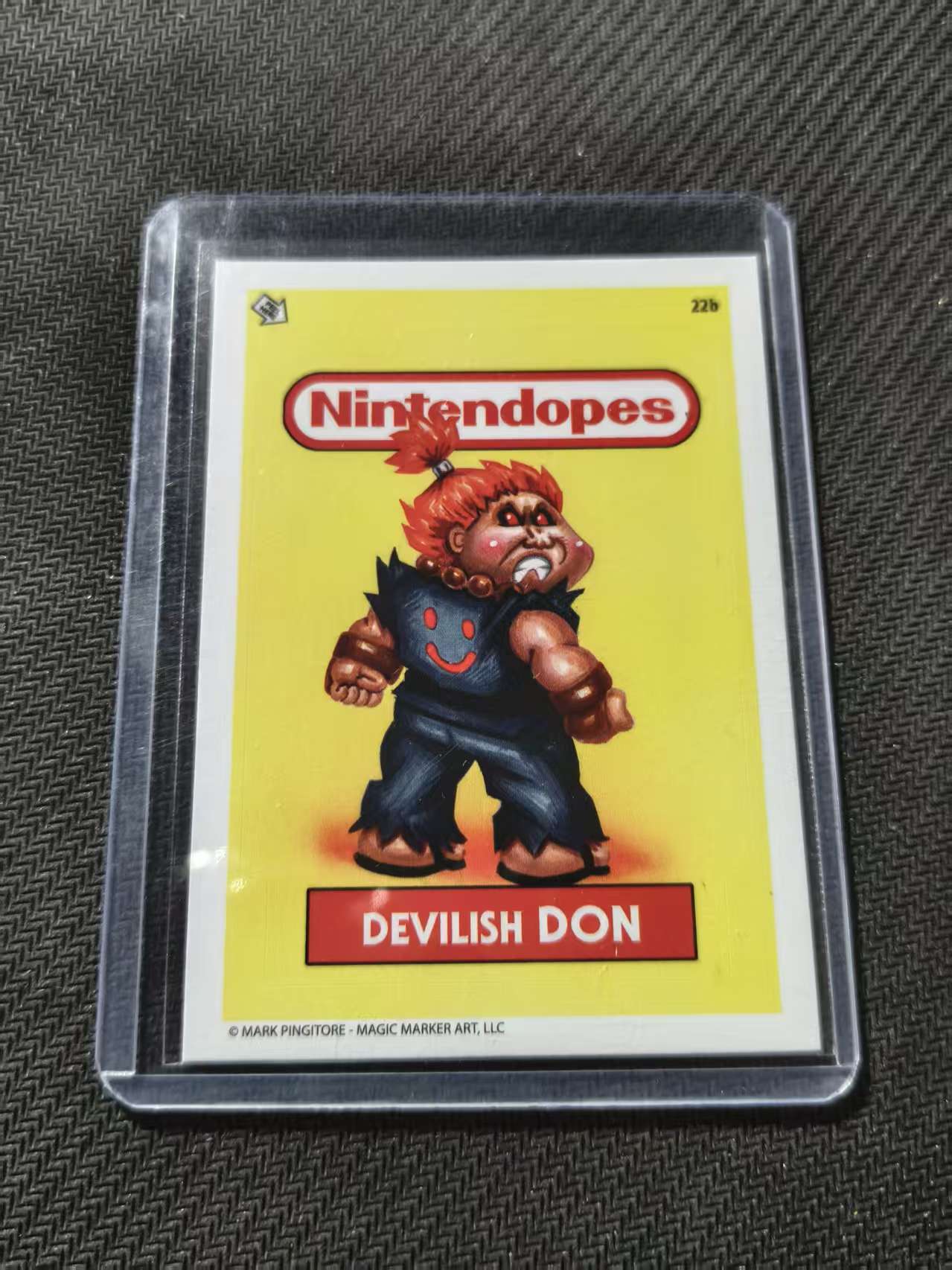 Topps Garbage Pail Kids 垃圾桶小子 GPK devilish don 拳皇 呕吐 恶搞 #海盗