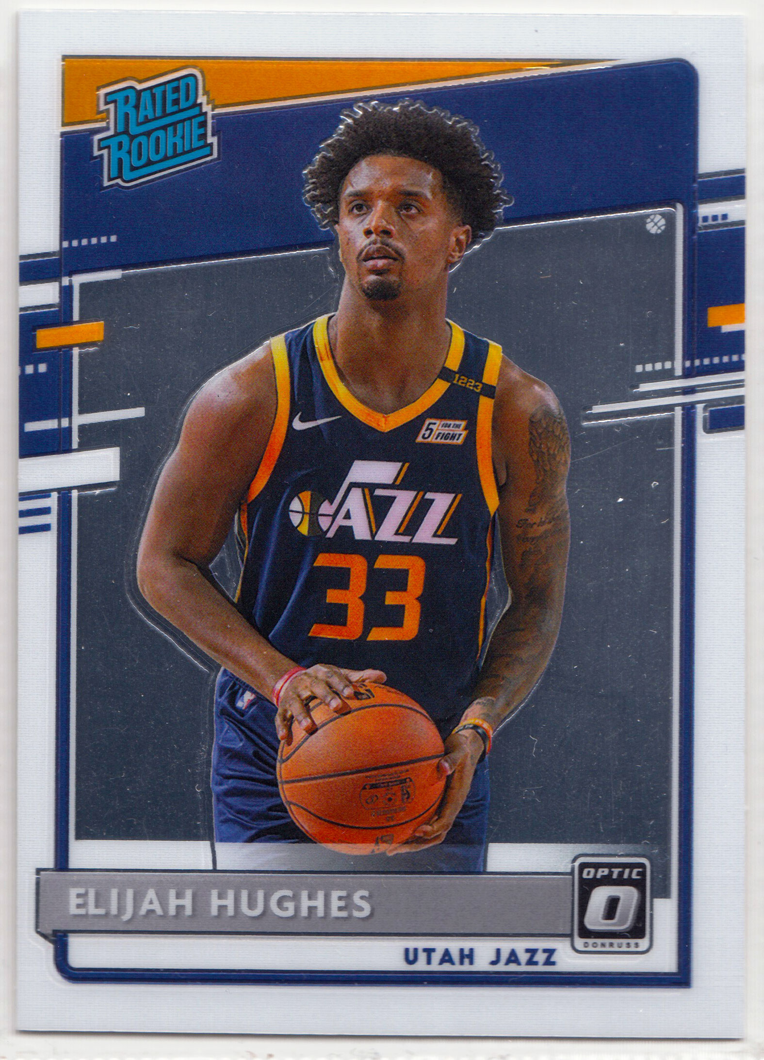 【ABC1 Card Market】2020-21 Panini Donruss Optic Elijah Hughes 休斯 杜蕾斯OP Utah Jazz 犹他爵士 RC 新秀卡 Rookie Card #192 OP83853