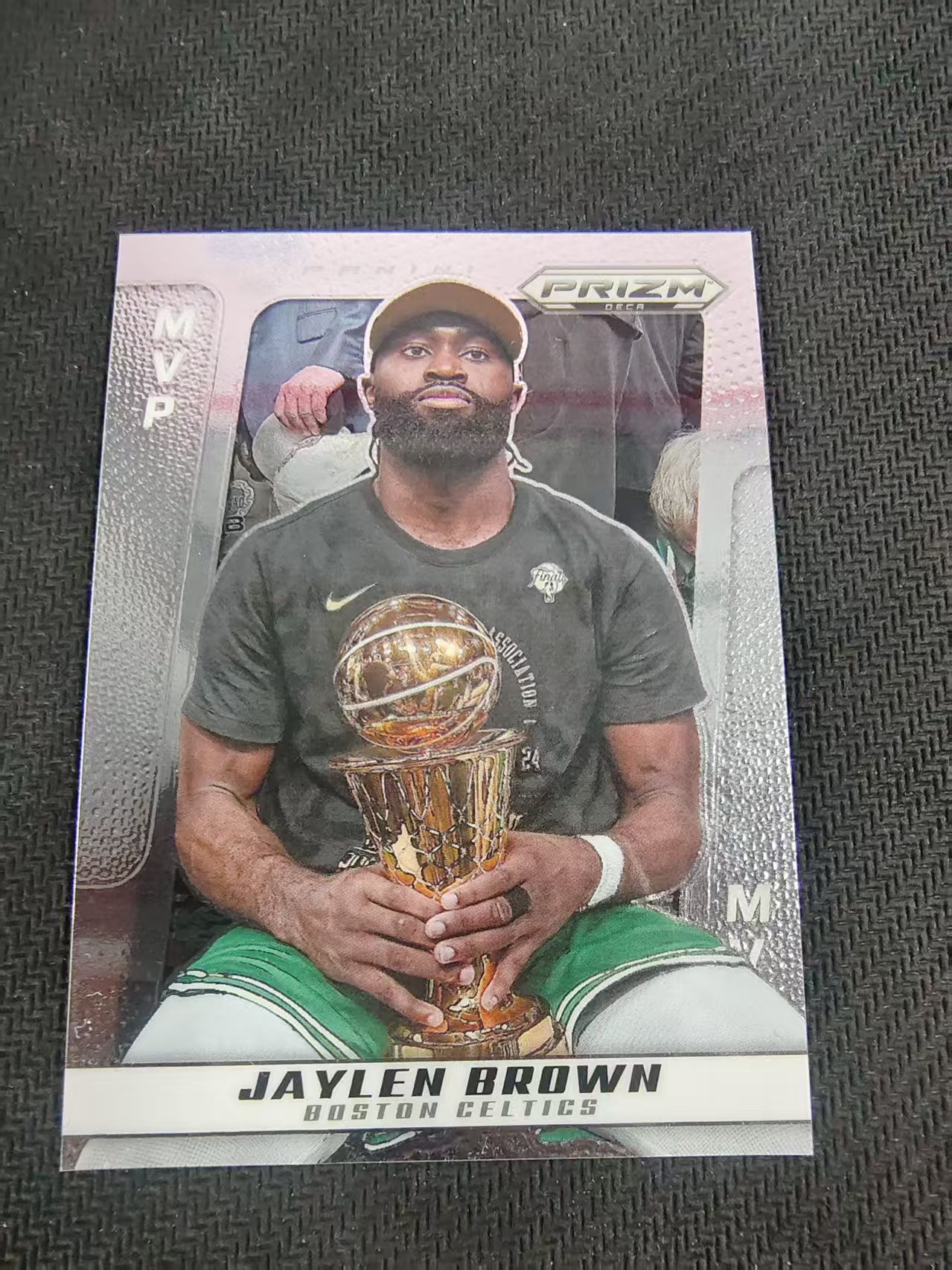 【可合并,不累计】2024-25 Panini Prizm DECA Jaylen Brown 杰伦 布朗 凯尔特人 复刻PZ MVP 捧杯 划痕 边角瑕疵 #291